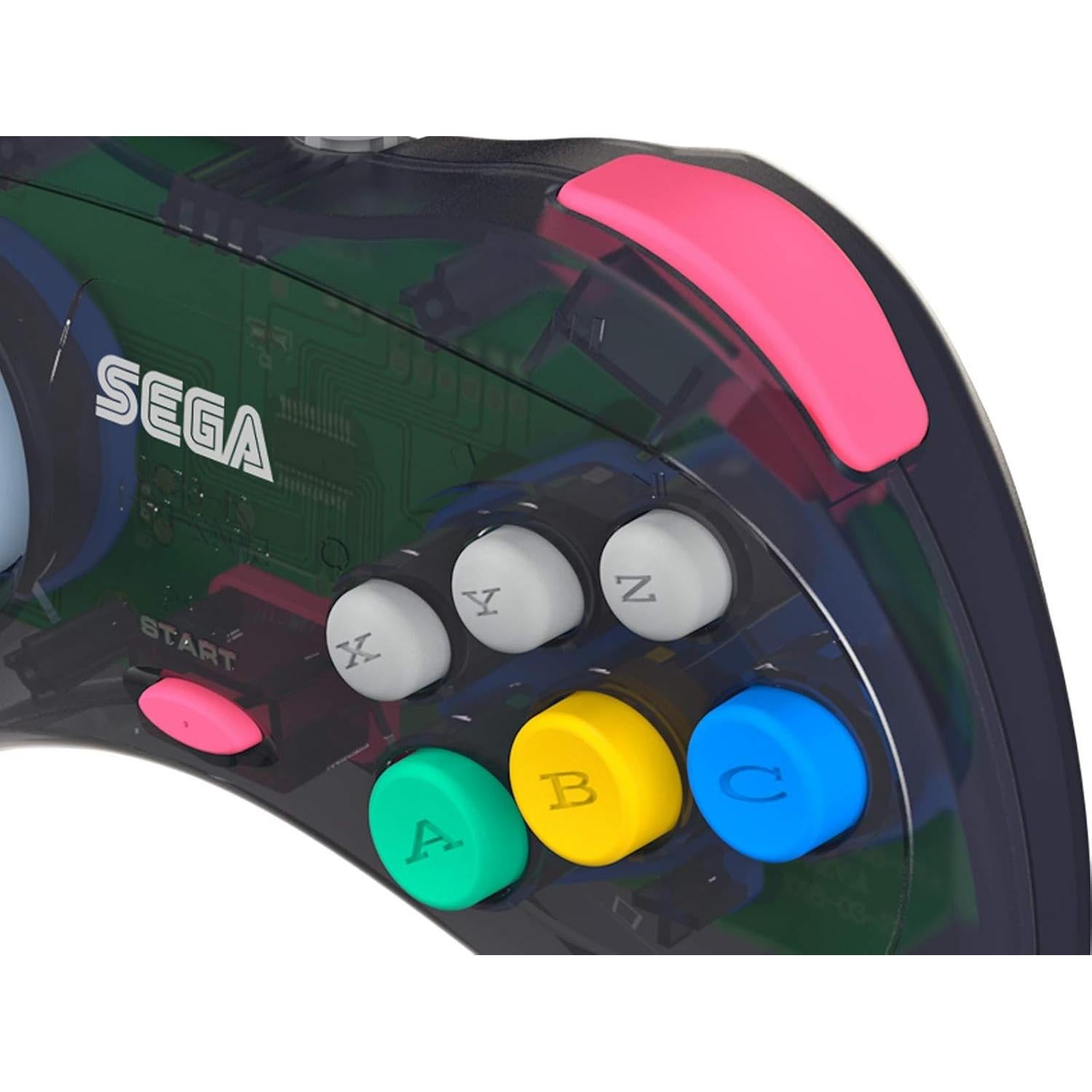 Controlador USB Retro-Bit Sega Saturn Modelo 2 - 3m Compatible PS3, PC, Switch