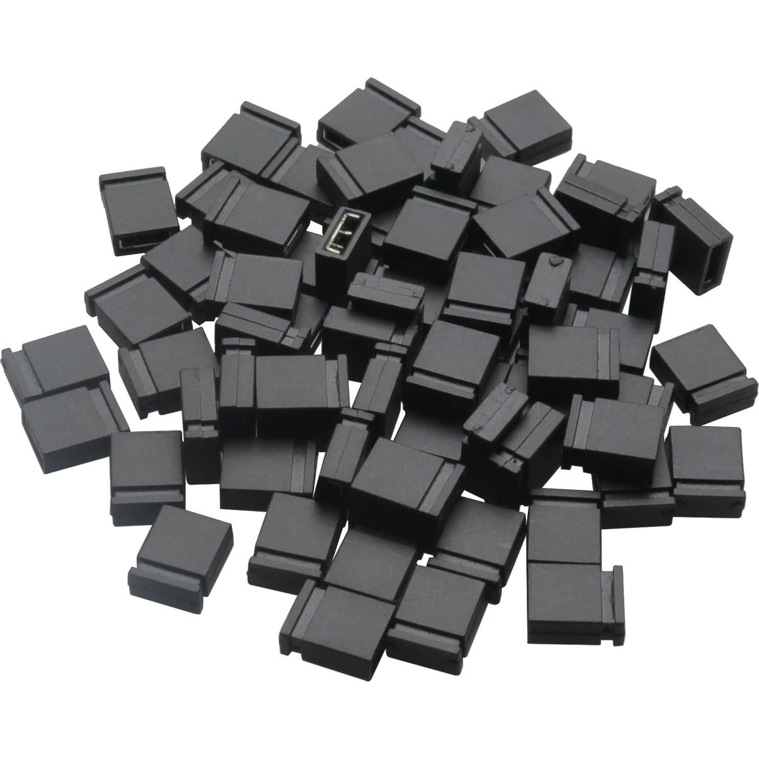 Capuchones de Puente 2.54mm MEETOOT 200PCS Negro