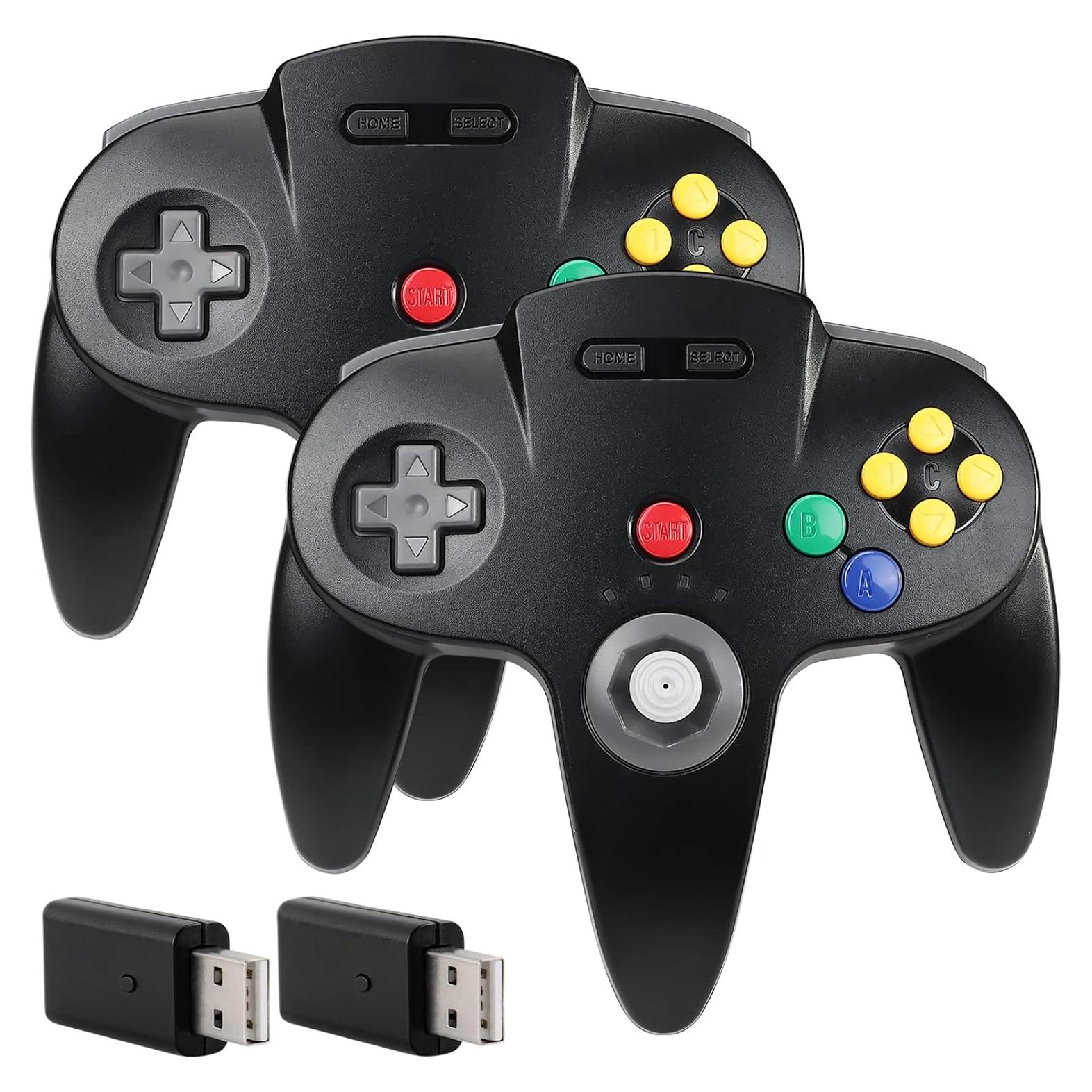 Paquete de 2 Controladores Inalámbricos SAFFUN para Switch/PC