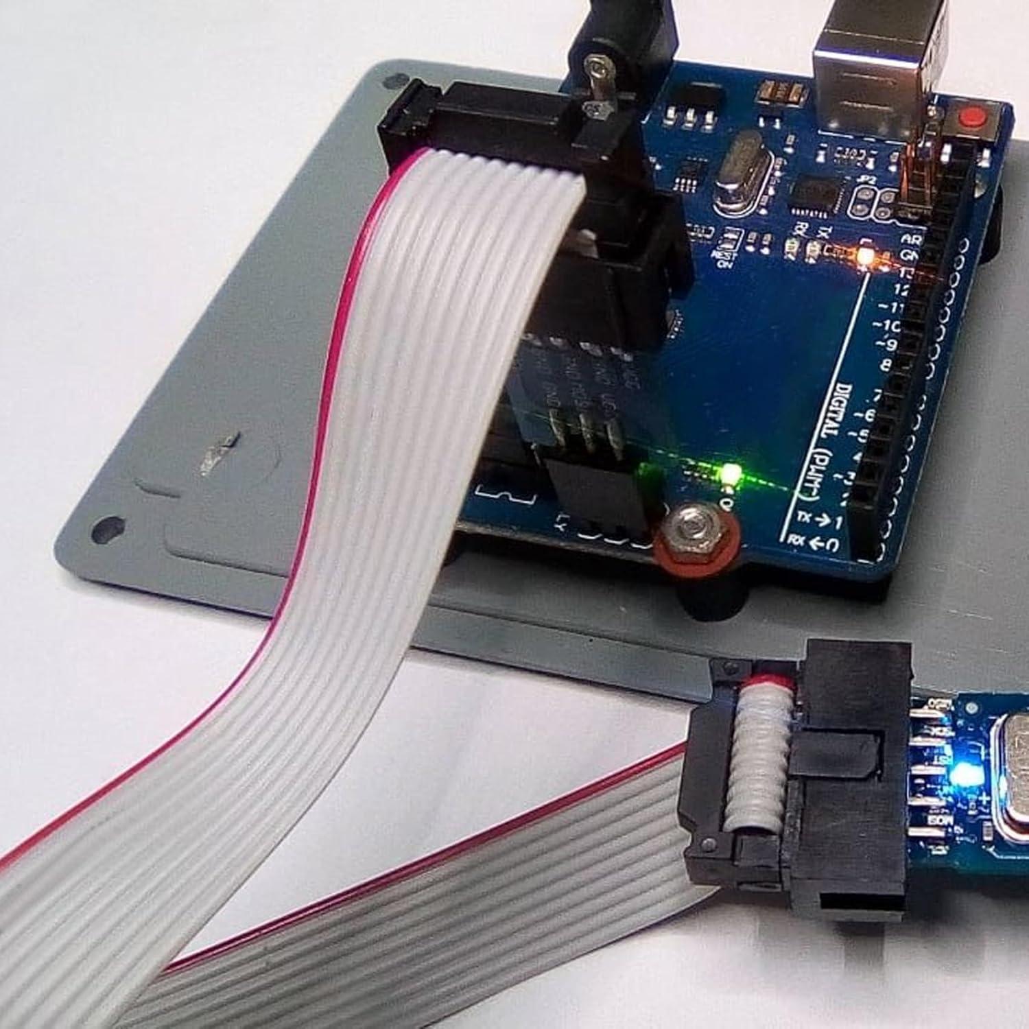 Cable de Cinta Plana USB Antrader 10P 60CM Hembra a Hembra - 6 Piezas