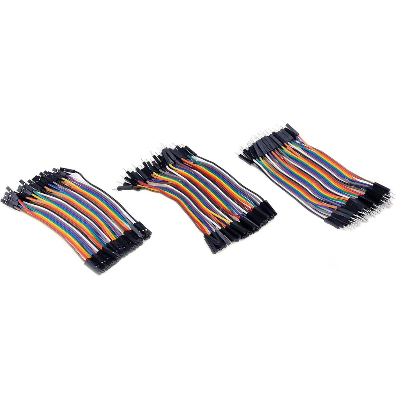 Kit de Cables de Salto 240pcs Antrader 10cm y 20cm para Raspberry