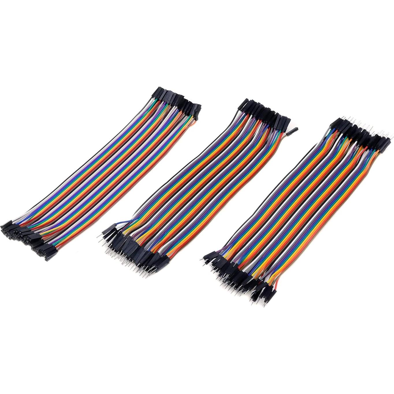 Kit de Cables de Salto 240pcs Antrader 10cm y 20cm para Raspberry