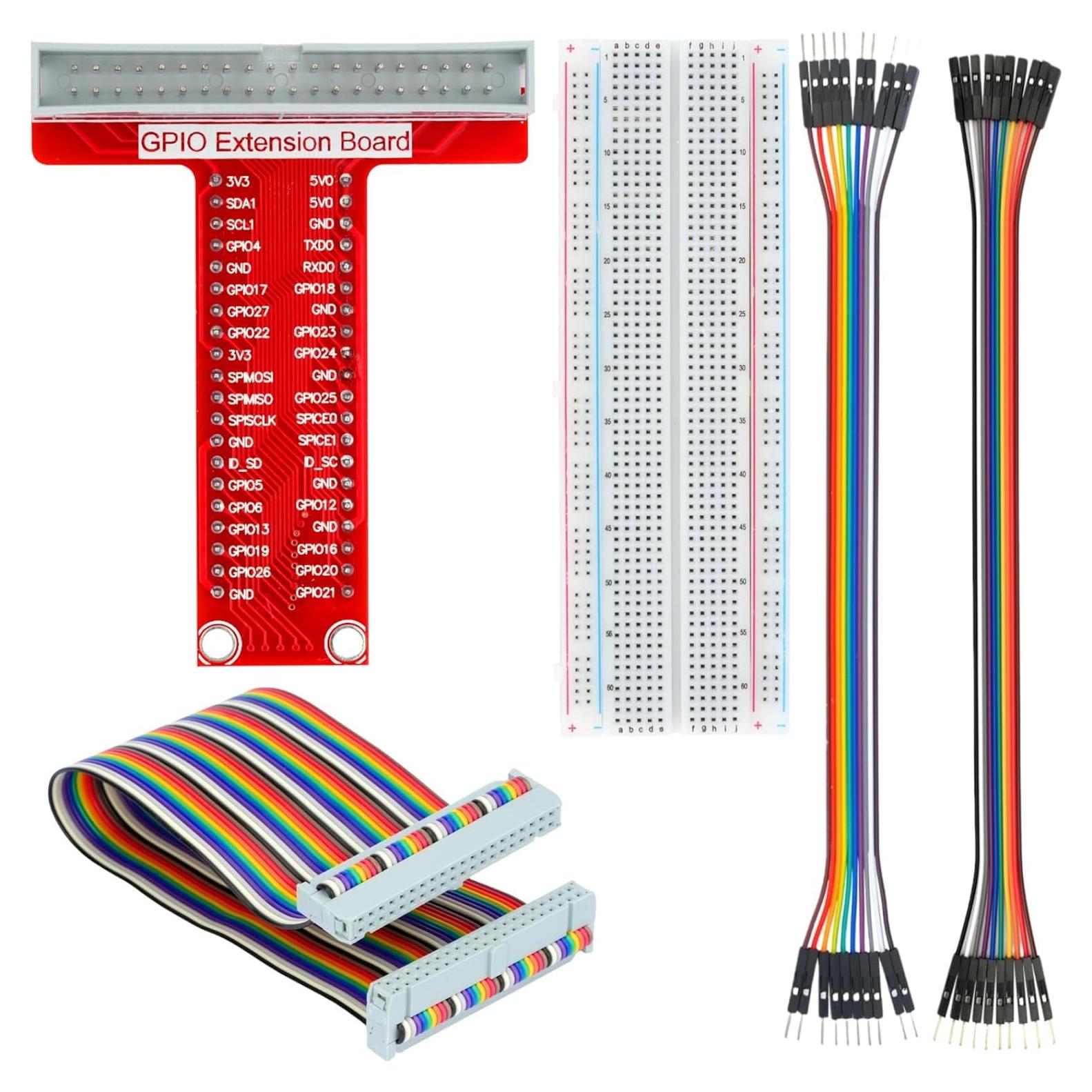 Kit de Cables GPIO 40 Pin Macho a Hembra MTDELE para Raspberry Pi