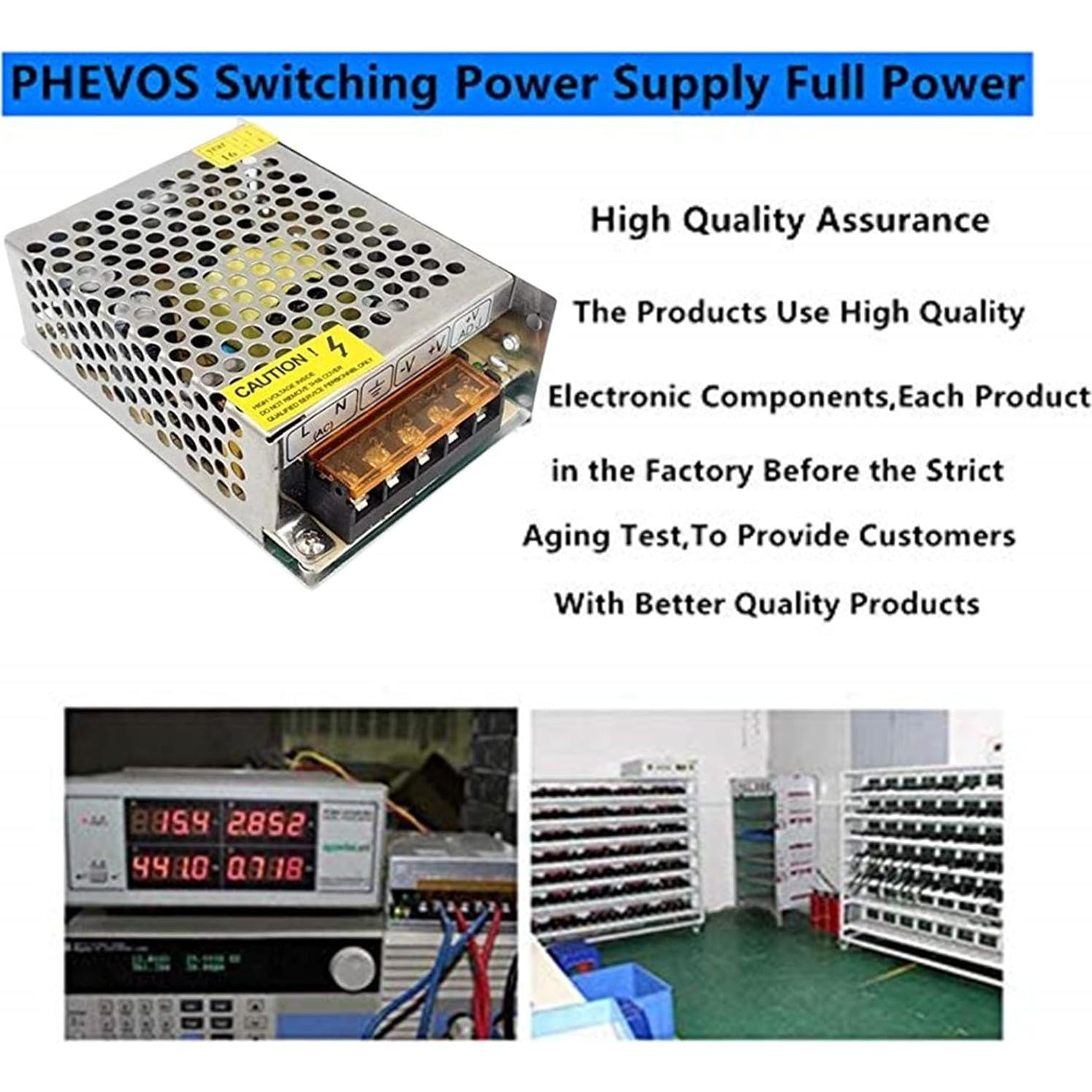 Fuente de Alimentación DC 5V 5A 25W PHEVOS para Proyectos