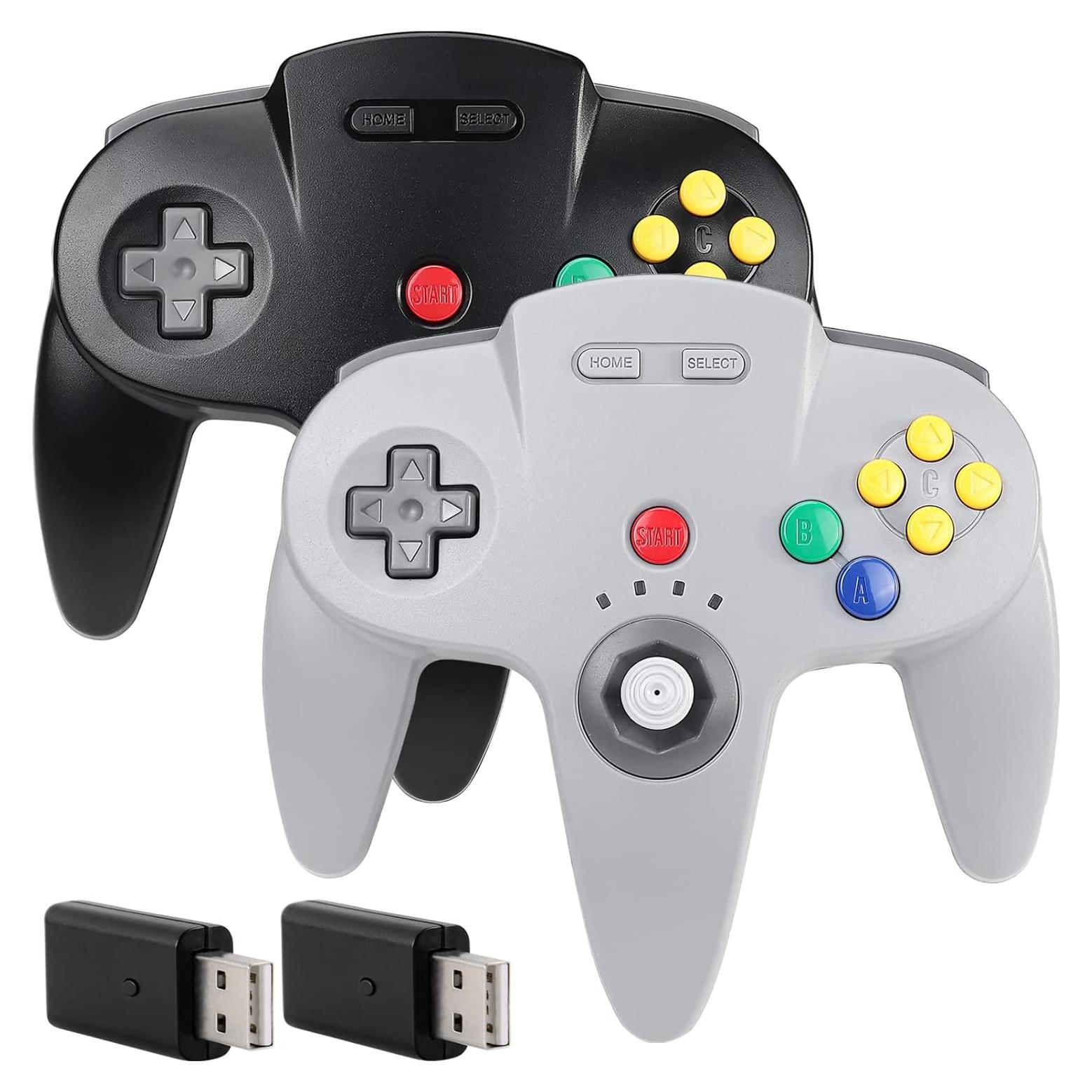 Paquete 2 Controladores Inalámbricos SAFFUN 2.4 GHz Recargables