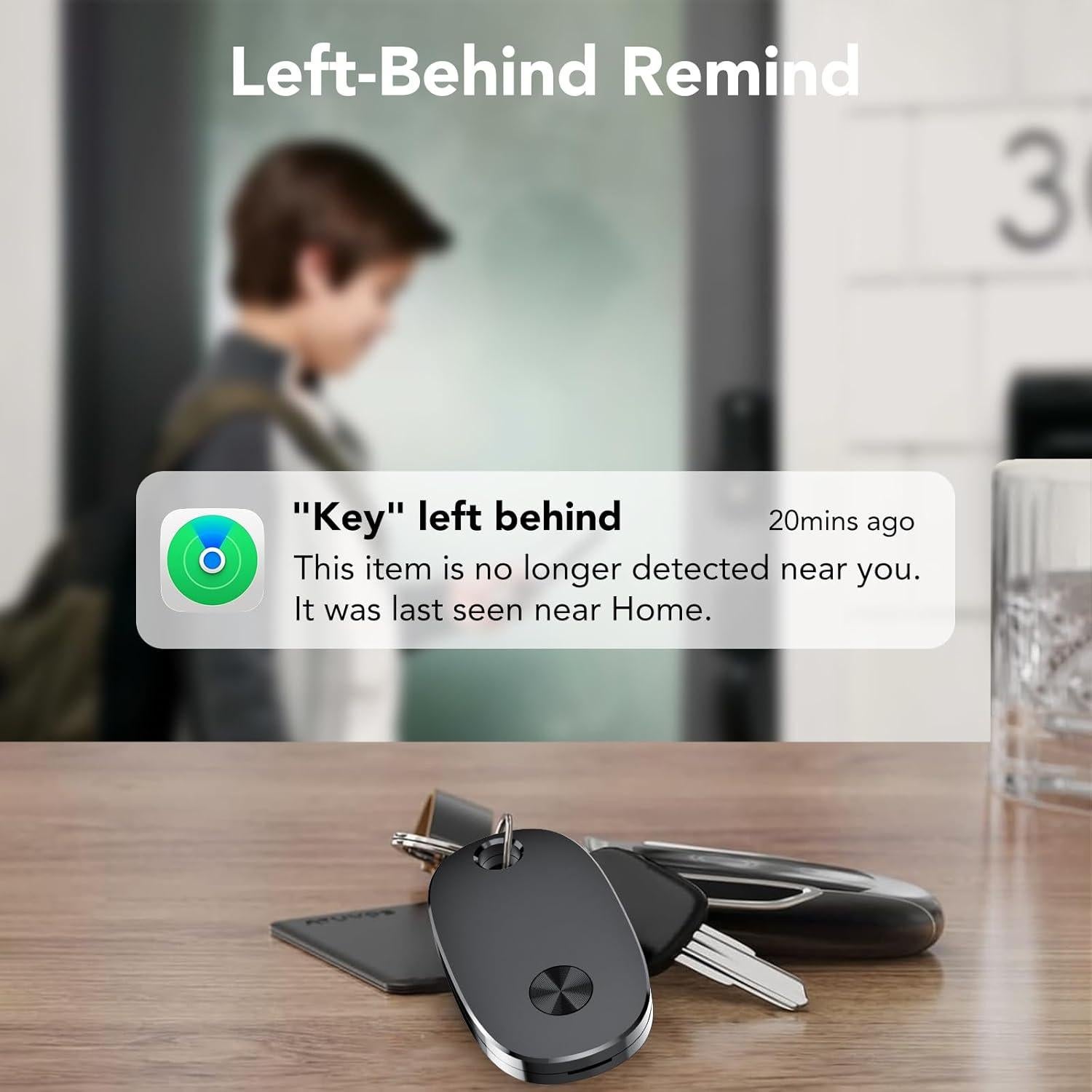 Etiquetas de Rastreo Bluetooth Aowoka F6-DH6, 4 Pack IP67