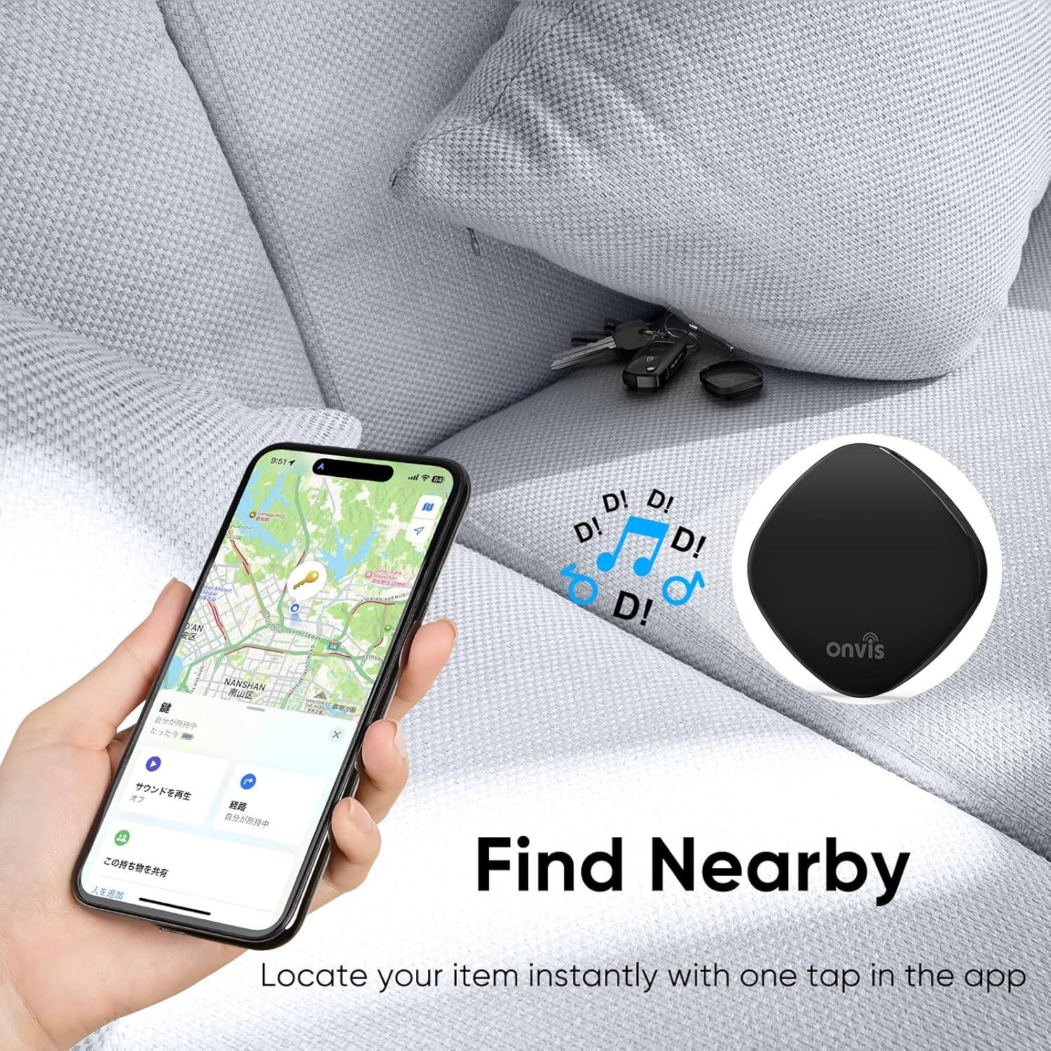 Localizador Bluetooth Onvis Pixietag - Paquete de 2, iOS
