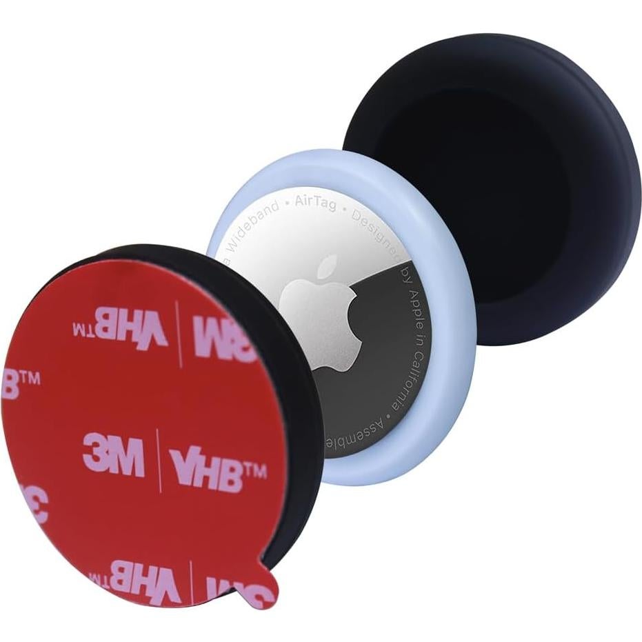 Funda de Silicona Echinff para Apple AirTag - Paquete de 4 Colores