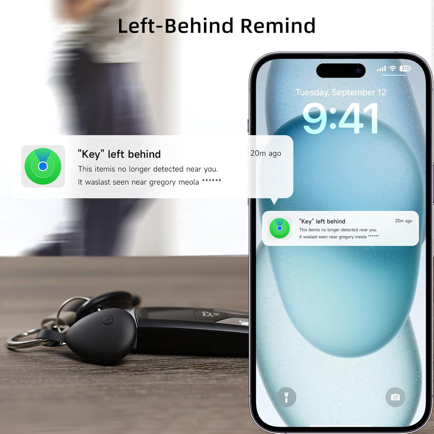 Rastreador Bluetooth Pepisk Air Tracker 4 Etiquetas MFi iOS