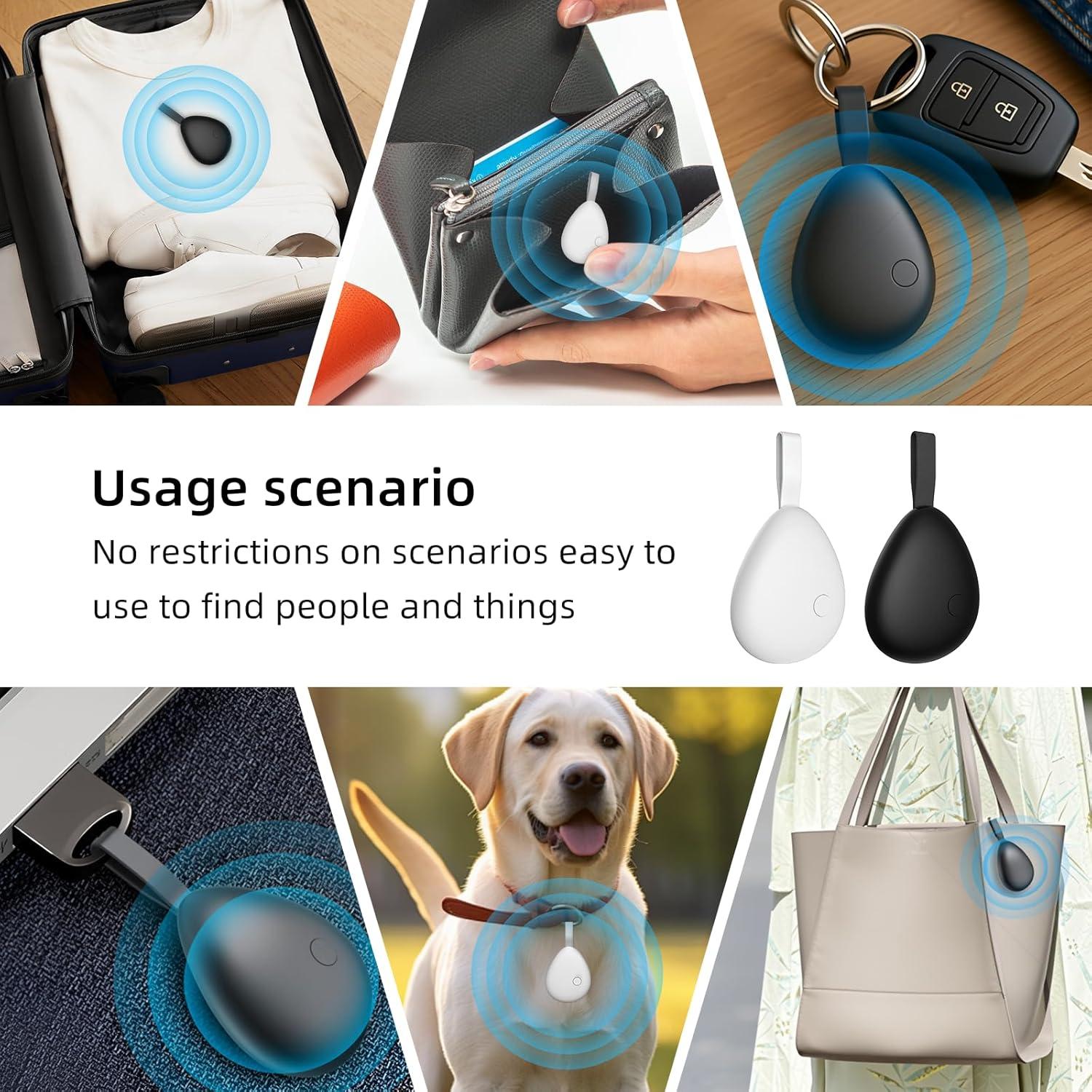 Rastreador Bluetooth Pepisk Air Tracker 4 Etiquetas MFi iOS