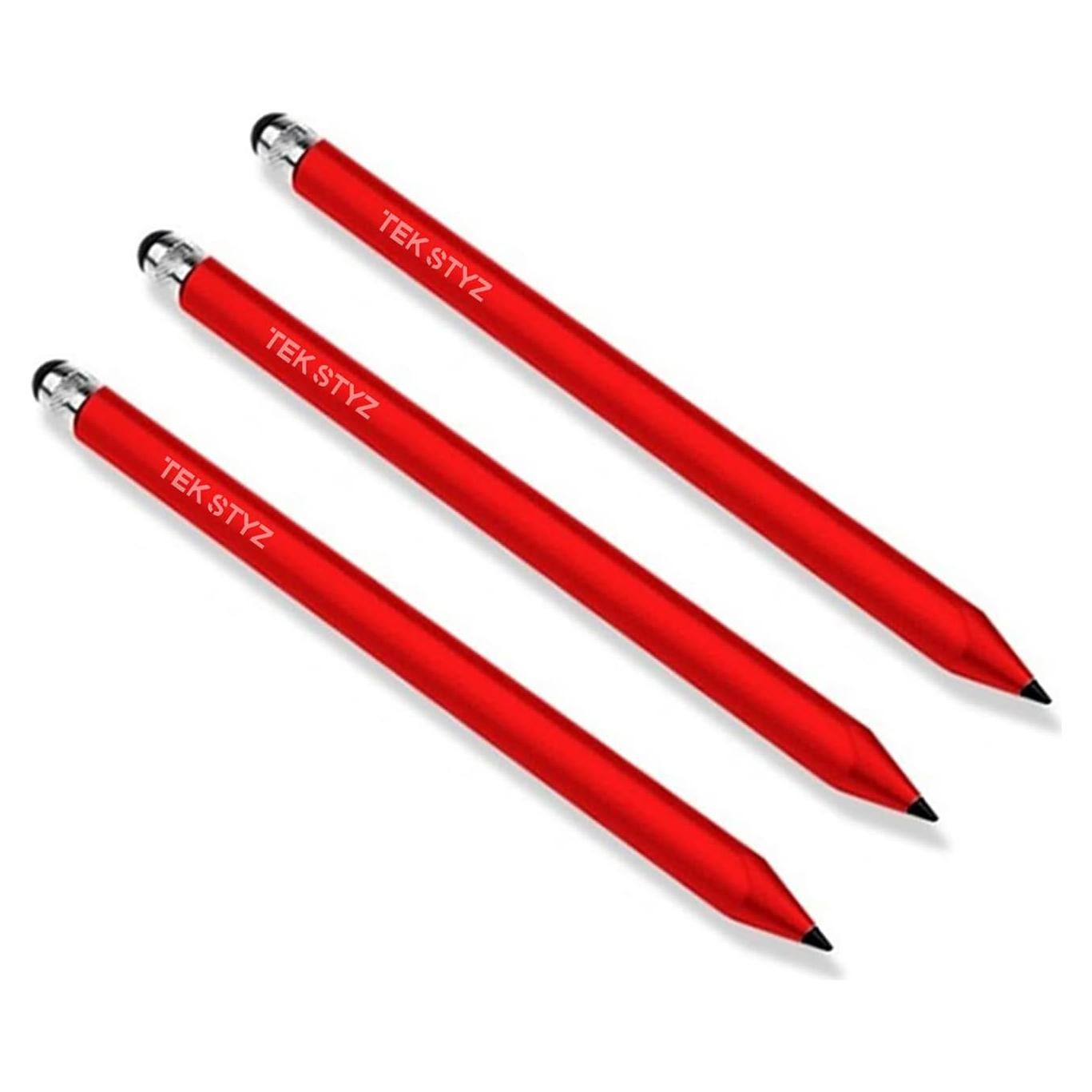 Estilógrafo 2 en 1 Tek Styz para Pantallas Táctiles - Rojo