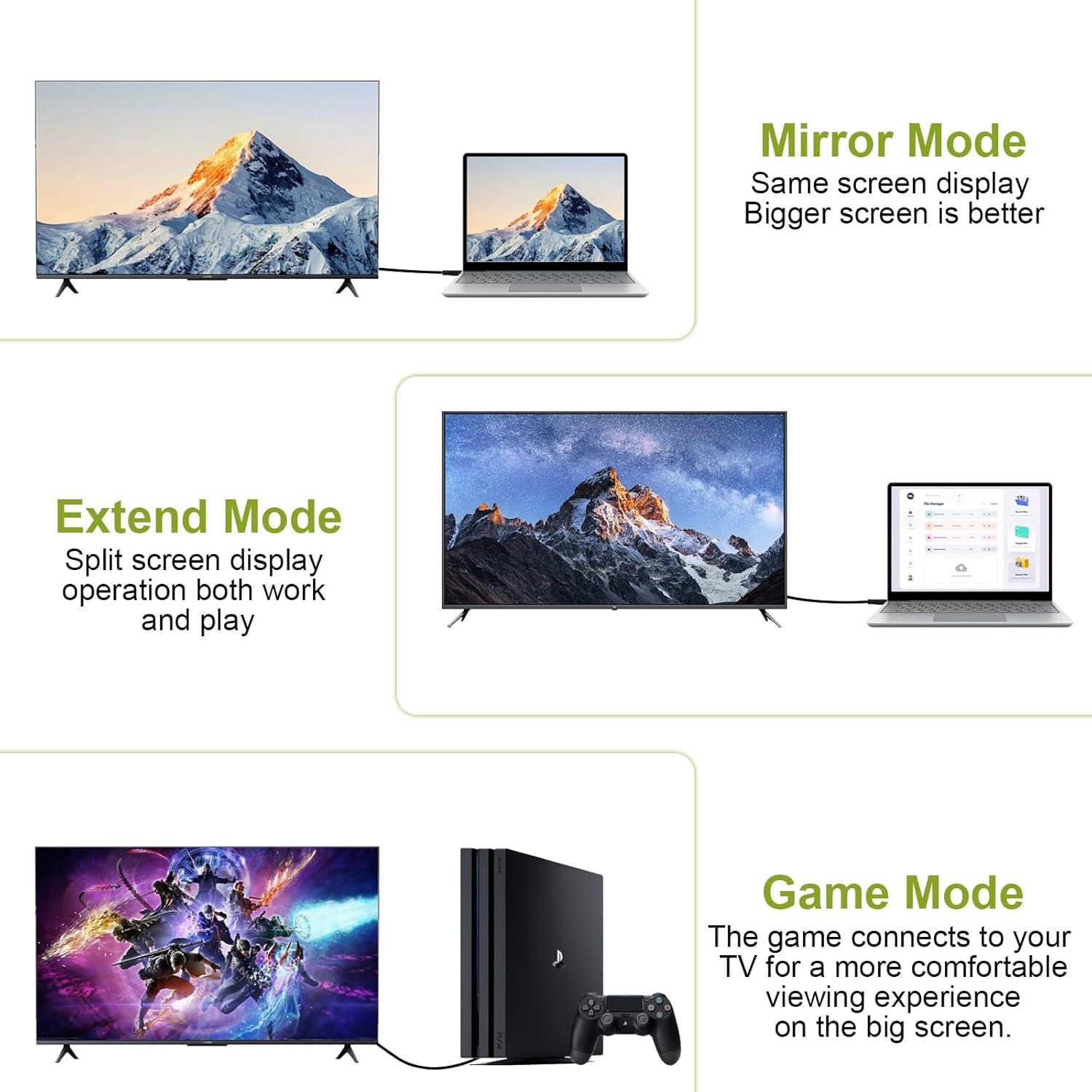 Cable Micro HDMI a HDMI 150 cm Toeasor 4K Compatible GoPro