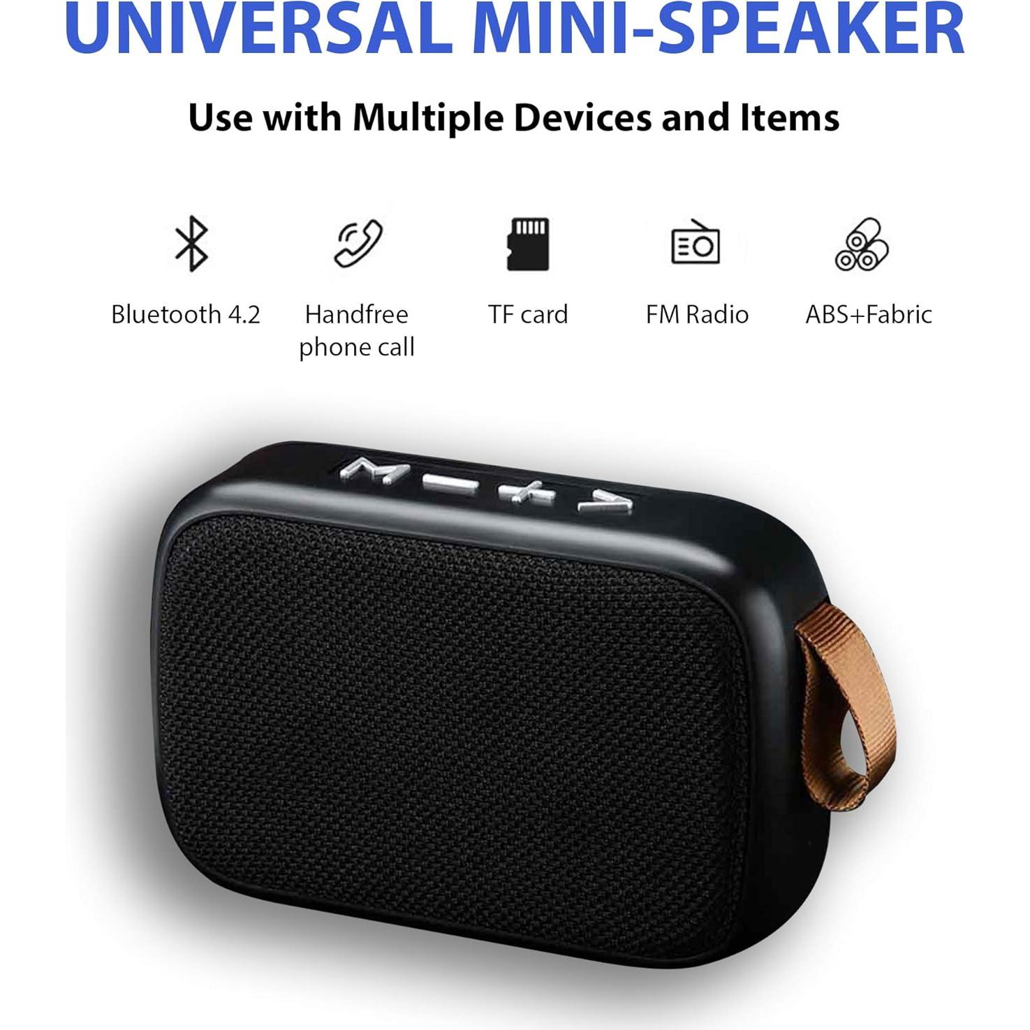 Altavoz Bluetooth Portátil Tek Styz G2 Pro 800mAh Negro