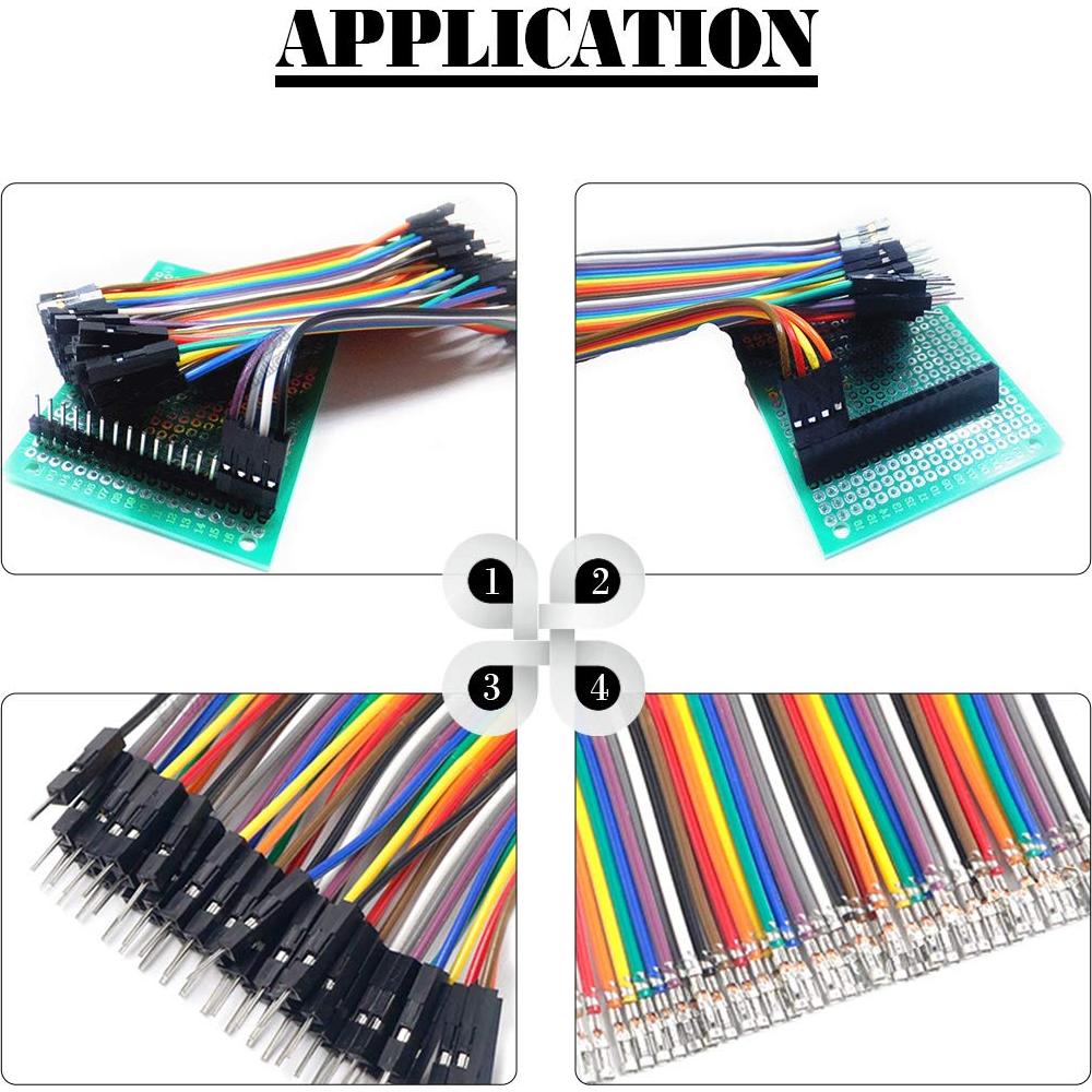 Kit Conectores Macho/Hembra Glarks 635 Piezas 2.54mm IDC