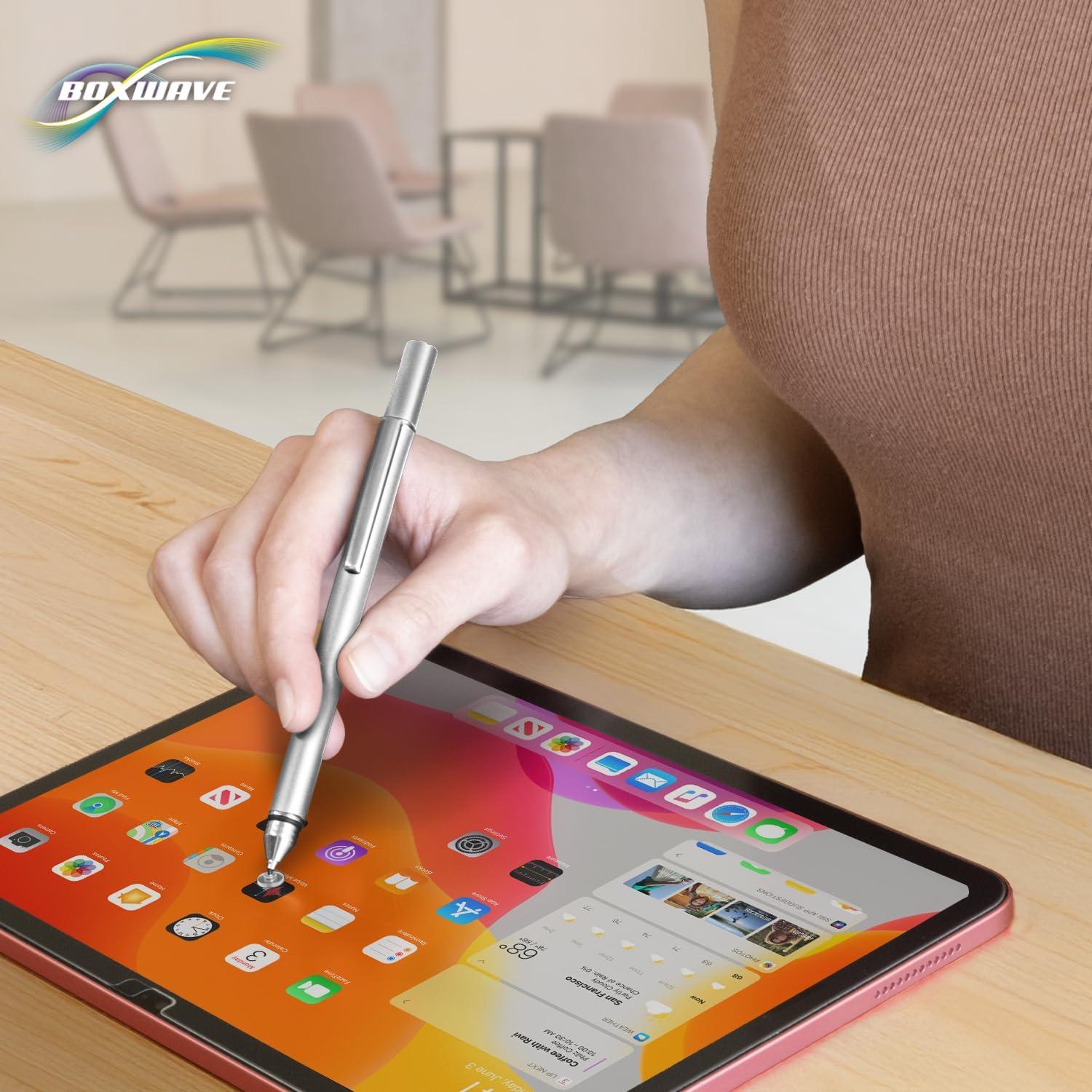 Bolígrafo Stylus BoxWave FineTouch 17.78 cm Plata Metálica