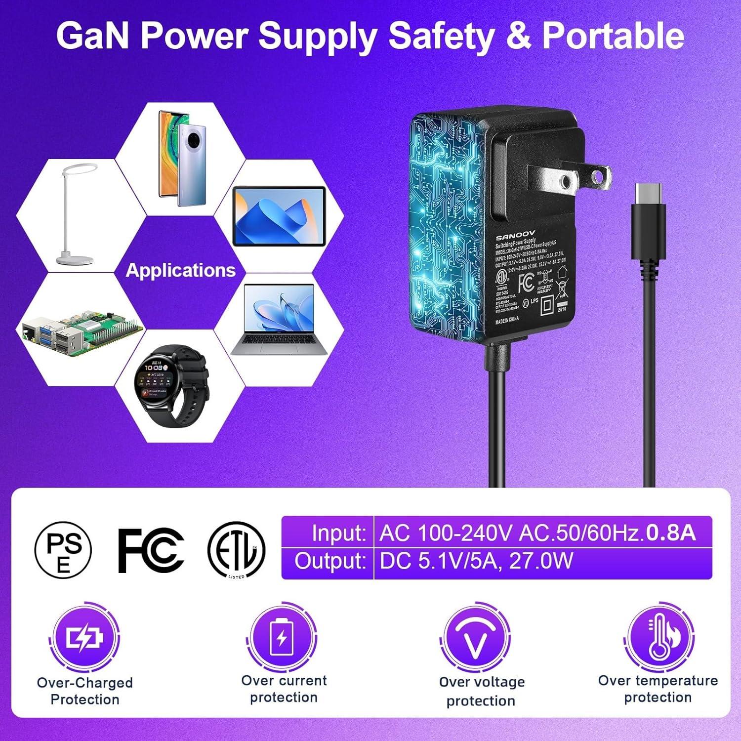 Kit Raspberry Pi 5 16GB SANOOV con Enfriador y Fuente 27W