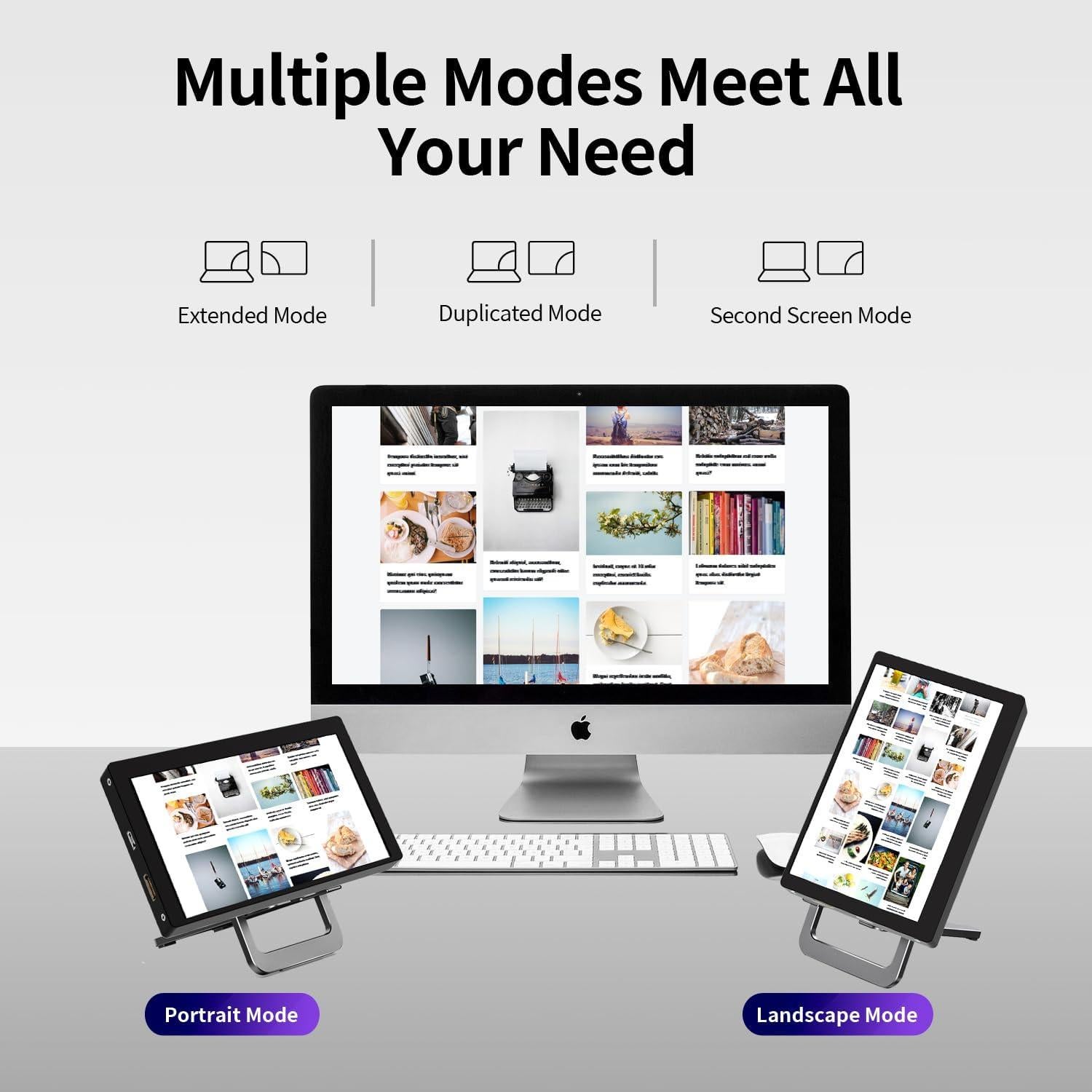 Monitor Mini de 5" SCXryllexa HDMI IPS 800x480 Portátil