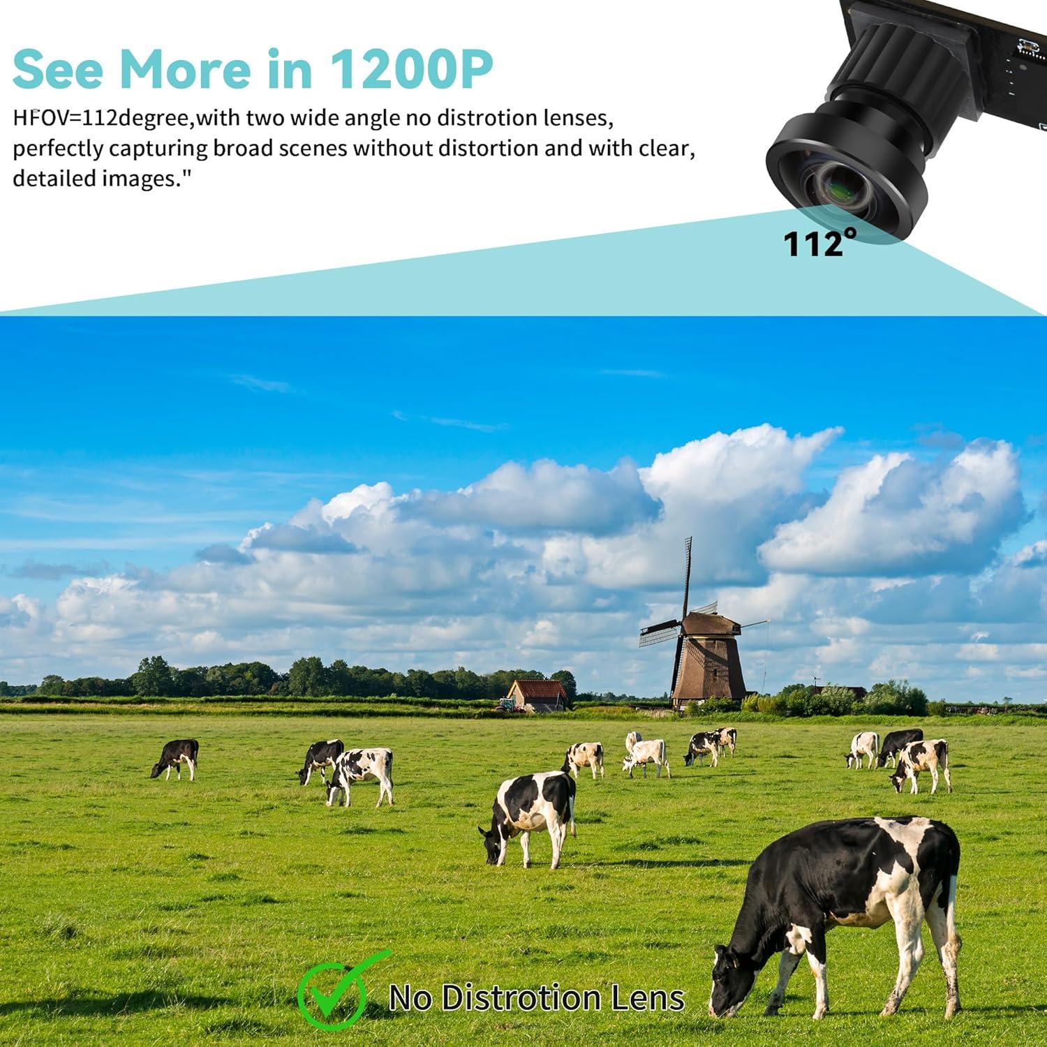 Cámara Estéreo USB 1200P MMlove con Lentes Duales 60FPS