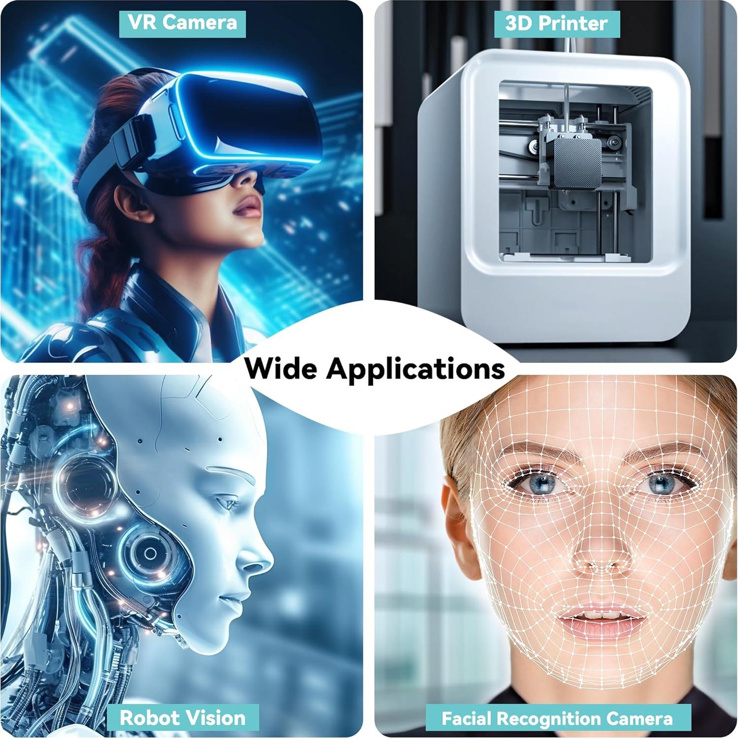 Cámara Estéreo USB 1200P MMlove con Lentes Duales 60FPS