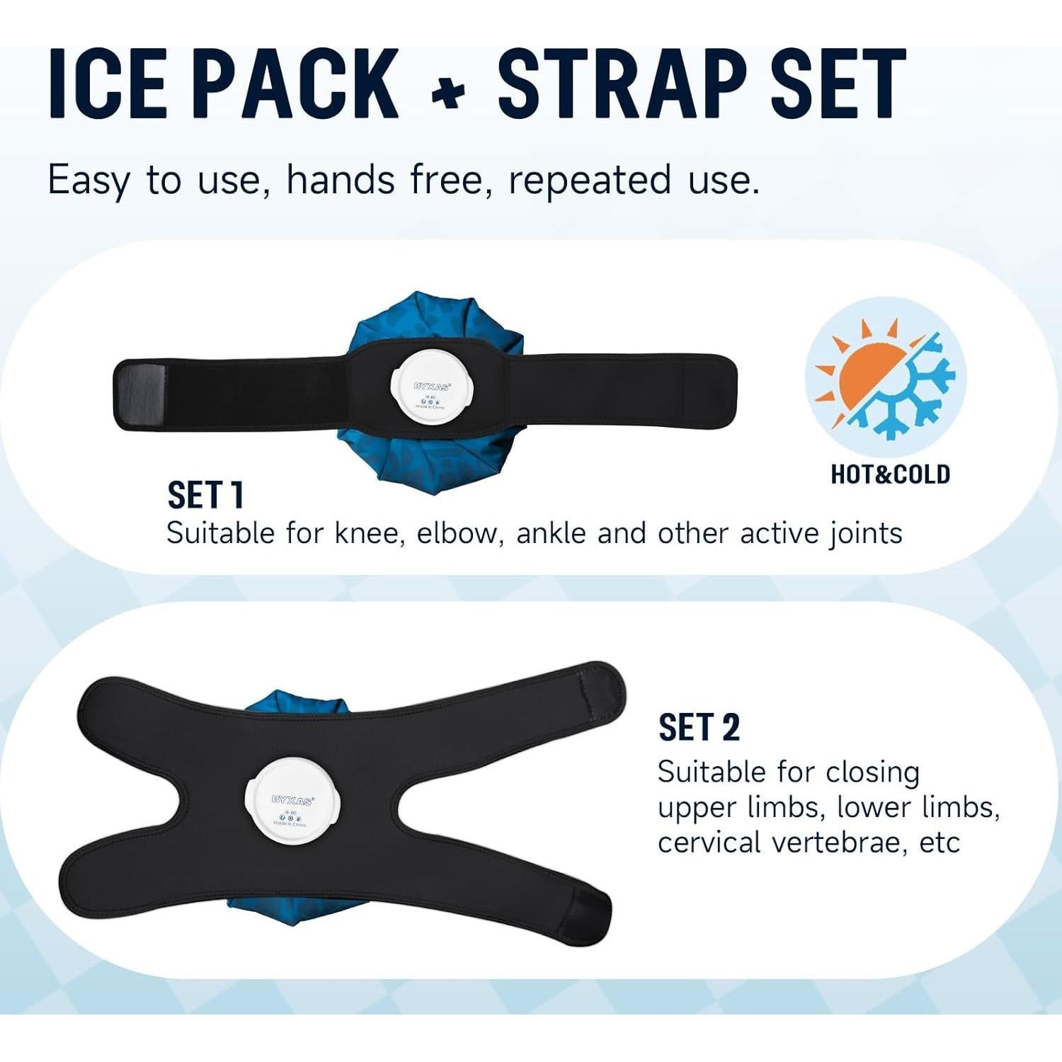 Bolsa de Hielo y Agua Caliente BYXAS 15.24 cm Reutilizable