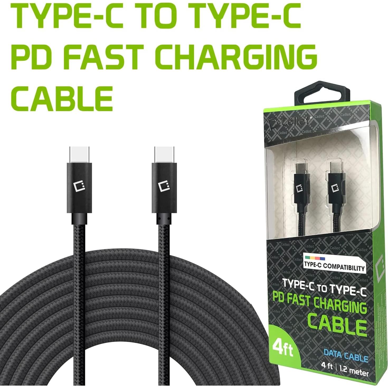 Cable USB-C Dual 60W Rápido para Raspberry Pi 3 Modelo B