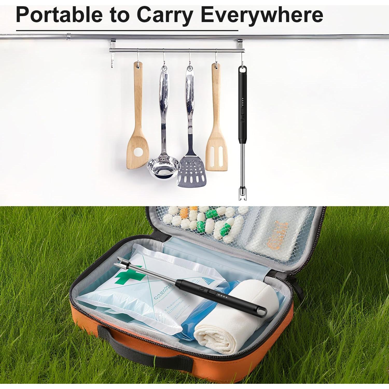 Encendedor Eléctrico Recargable LcFun con Cuello Flexible 25cm