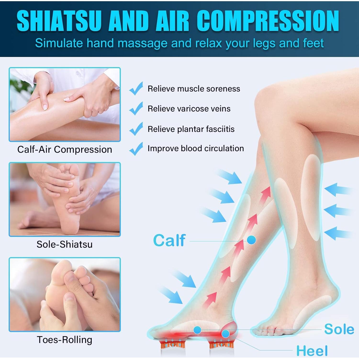 Masajeador de pies SLOTHMORE Pro Shiatsu con calor 2.94kg