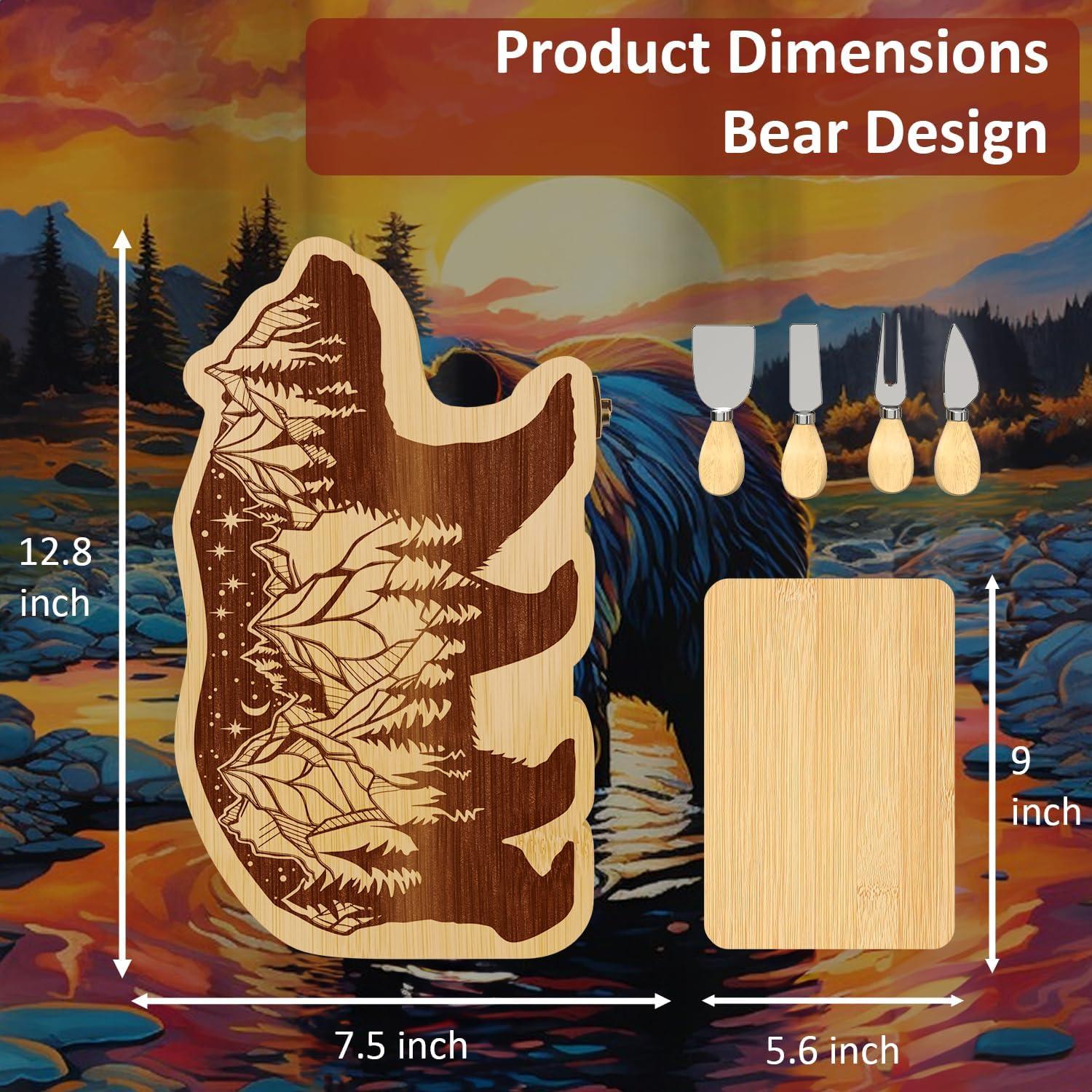 Tabla de Charcutería Plegable Nianjida Oso - 32x19cm