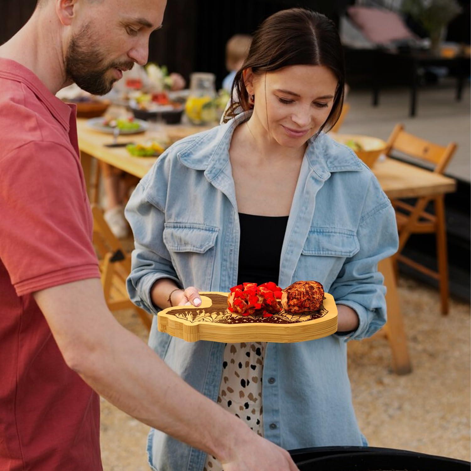 Tabla de Charcutería Plegable Nianjida Oso - 32x19cm