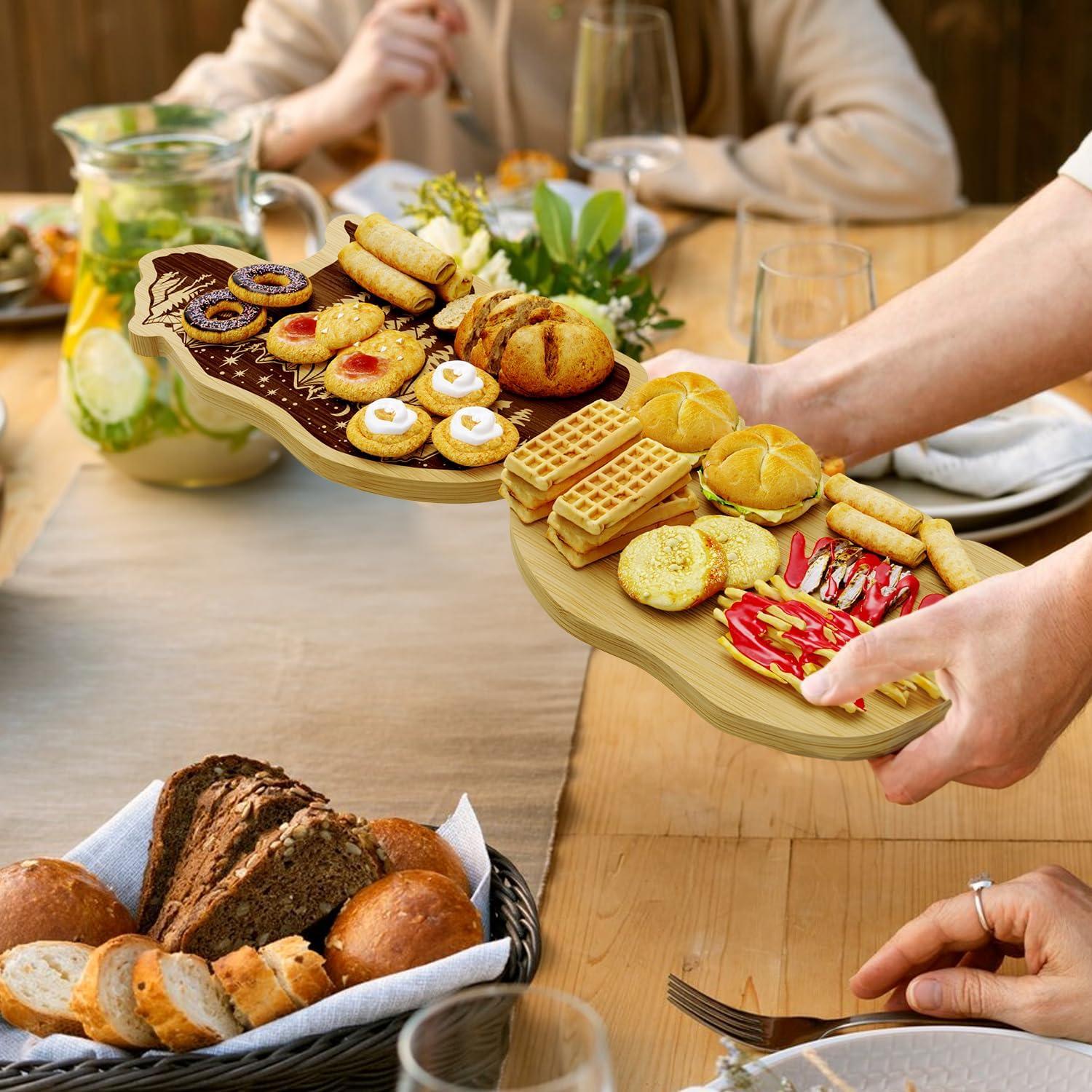 Tabla de Charcutería Plegable Nianjida Oso - 32x19cm