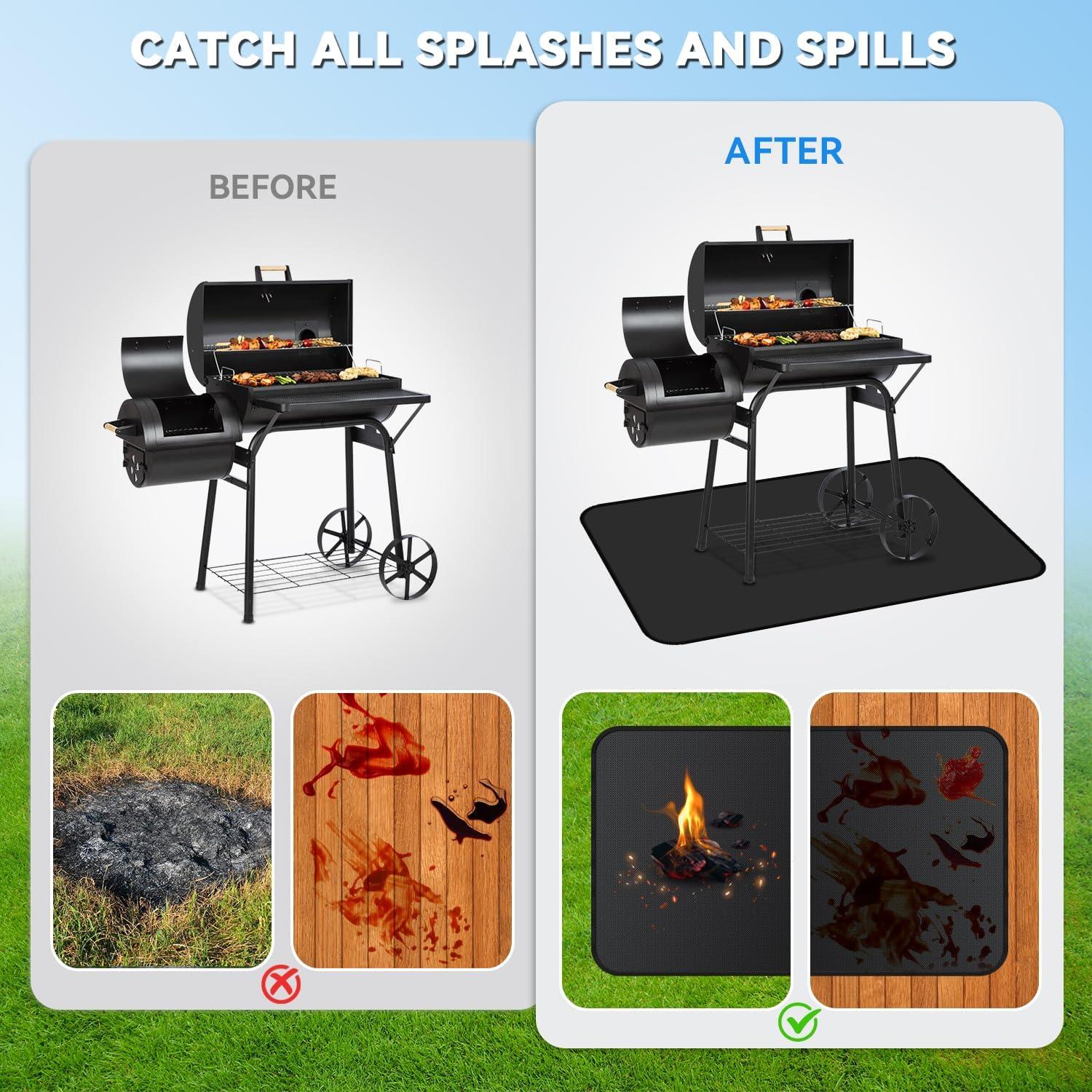 Alfombrilla para Parrilla GRIBUDDY 121.9 x 76.2 cm A Prueba de Fuego