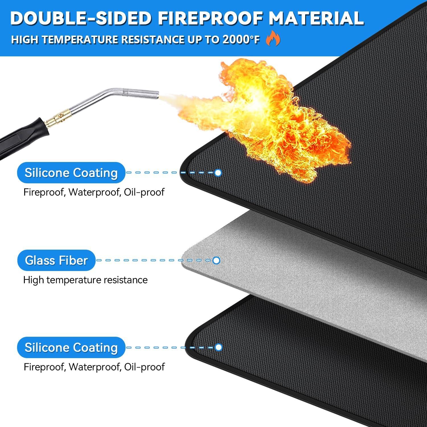 Alfombrilla para Parrilla GRIBUDDY 121.9 x 76.2 cm A Prueba de Fuego