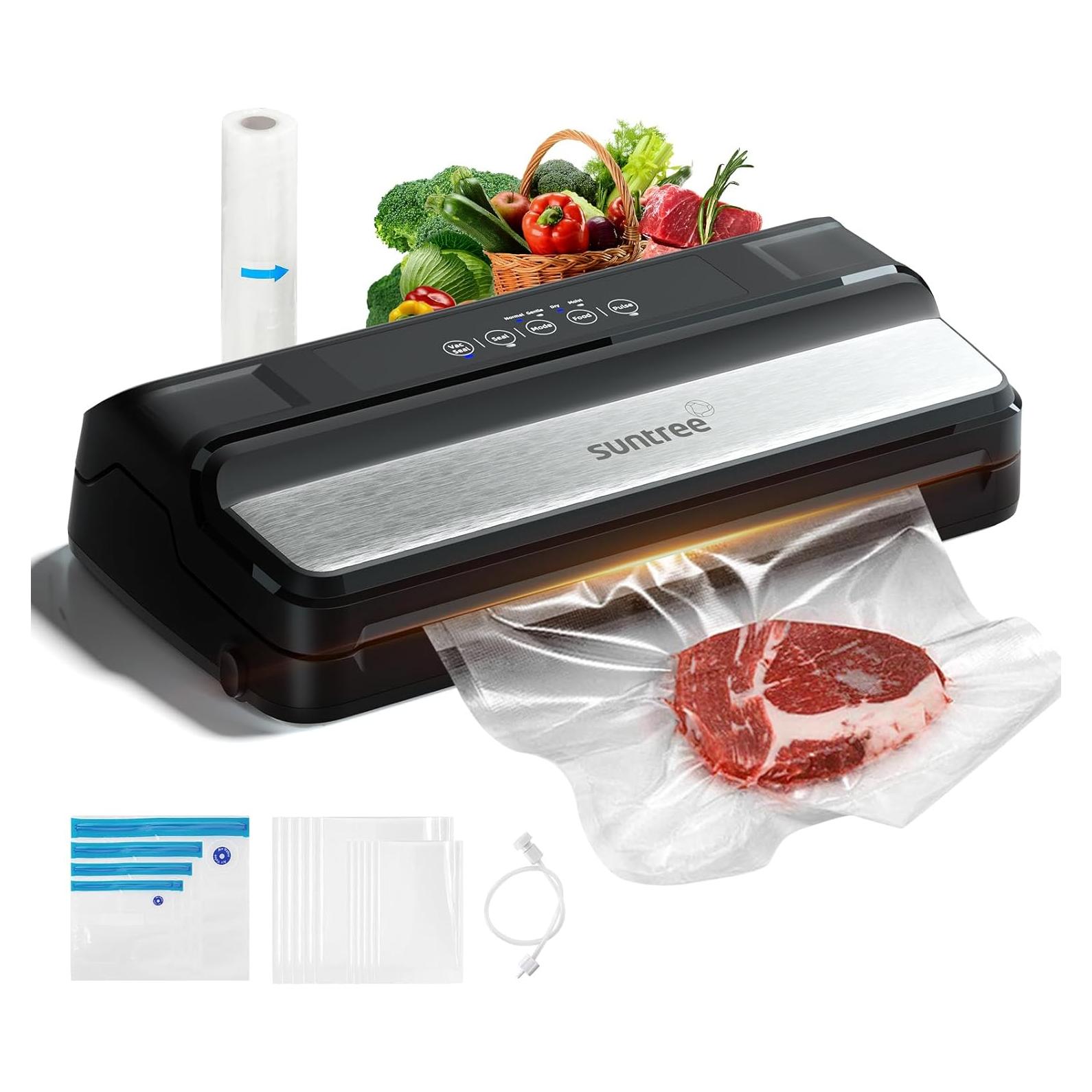 Sellador al vacío Suntree QH-21 7-en-1 110W con cortador