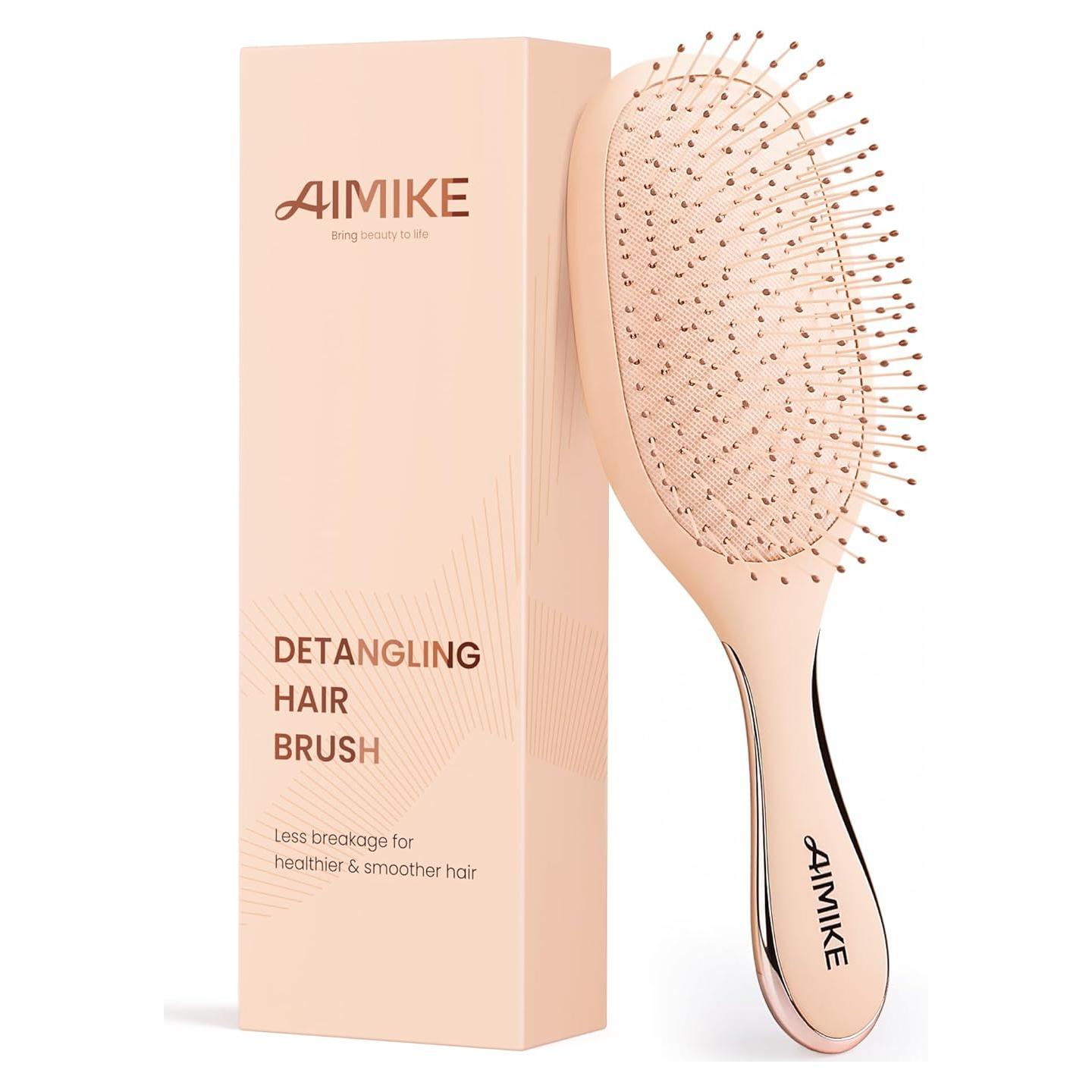 Cepillo Desenredante AIMIKE LuxeSilk - Suave y Efectivo 22.9cm