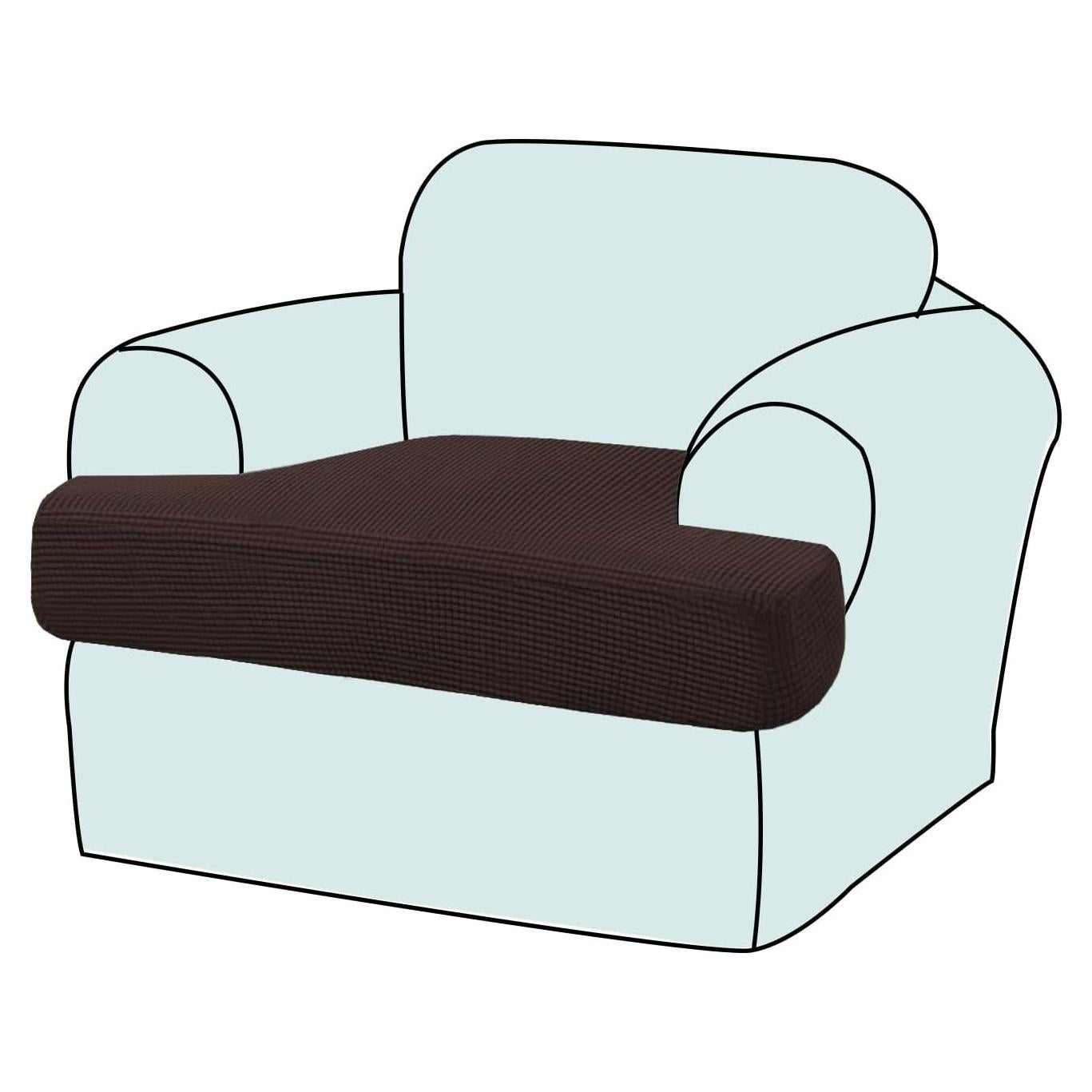 Funda de sofá elástica GAMUKAI T-Cushion Marrón 1 pieza