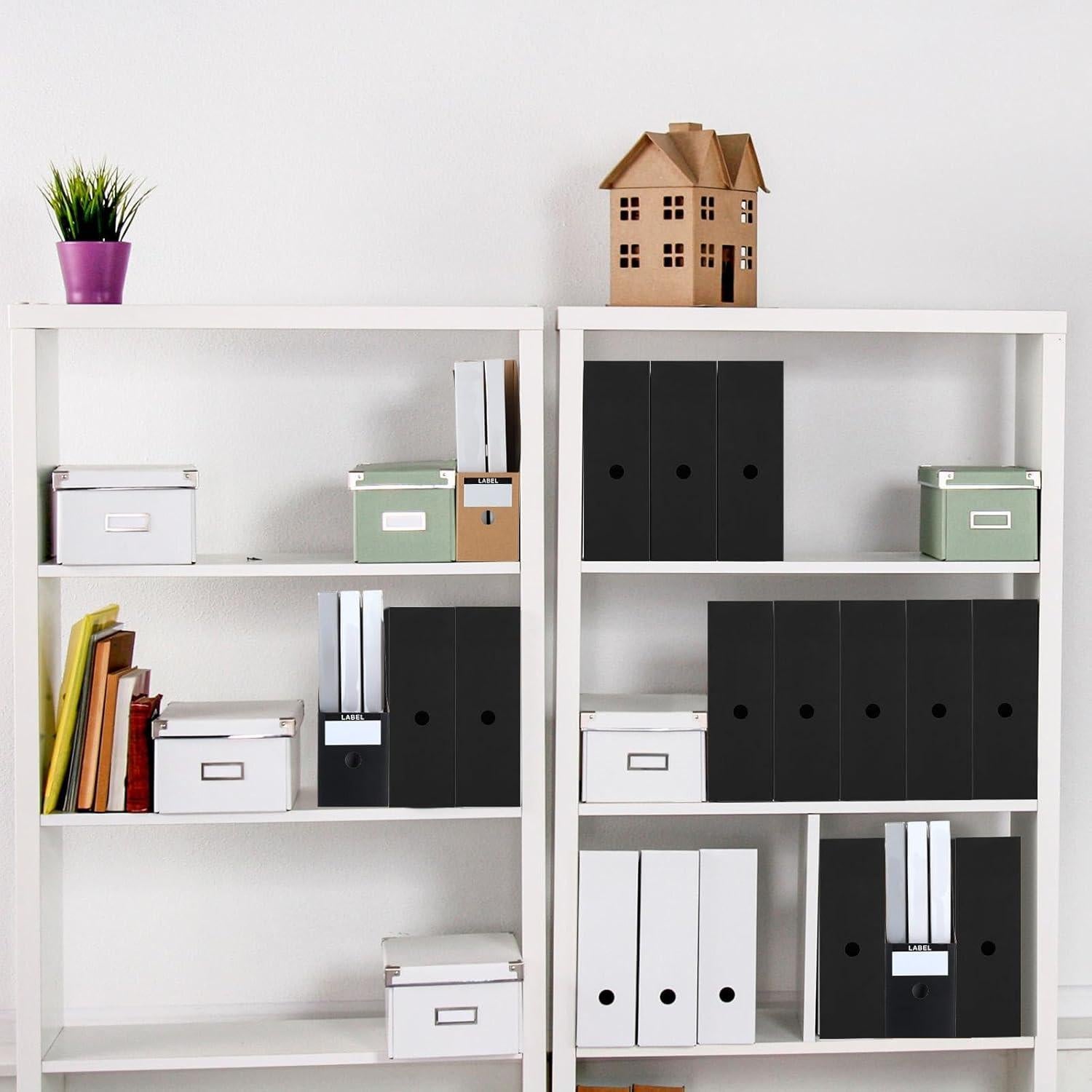 Organizador de Revistas Geyee 50 Piezas Cartón Negro