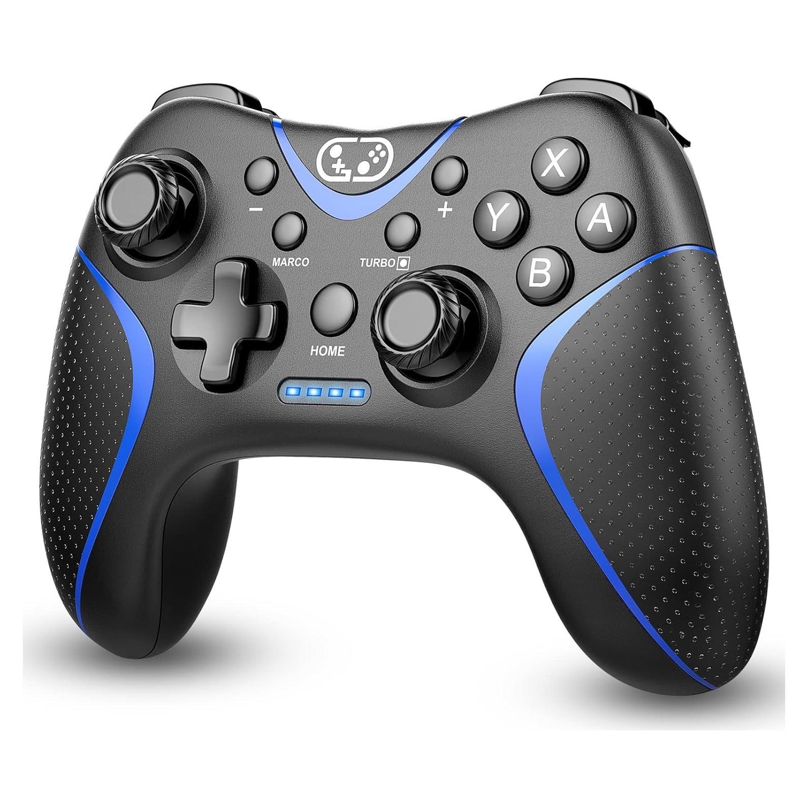 Controlador Inalámbrico Cehensy Pro para Nintendo Switch - Negro/Azul