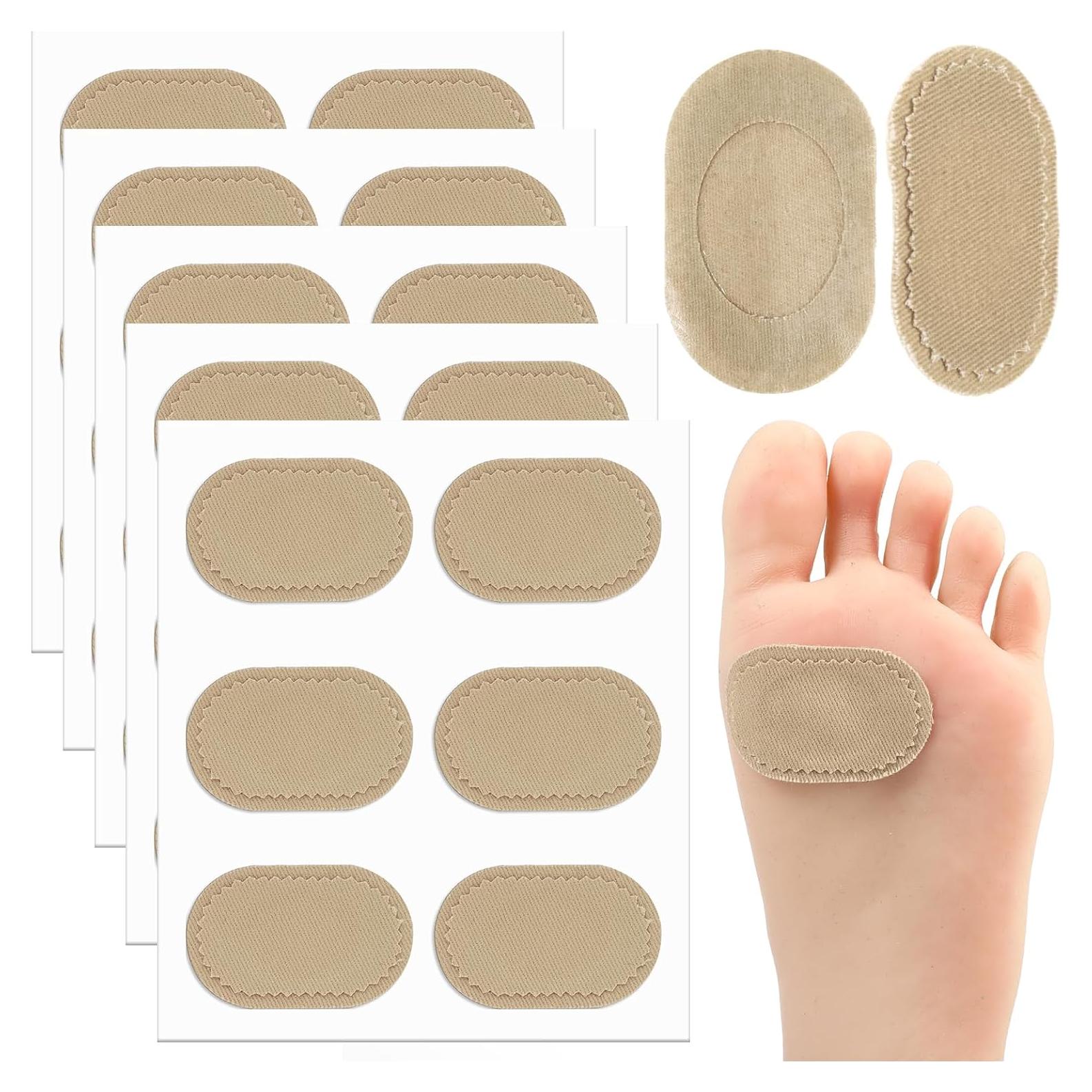 30 Almohadillas Protectores para Juanetes WY LIGHTING Albaricoque