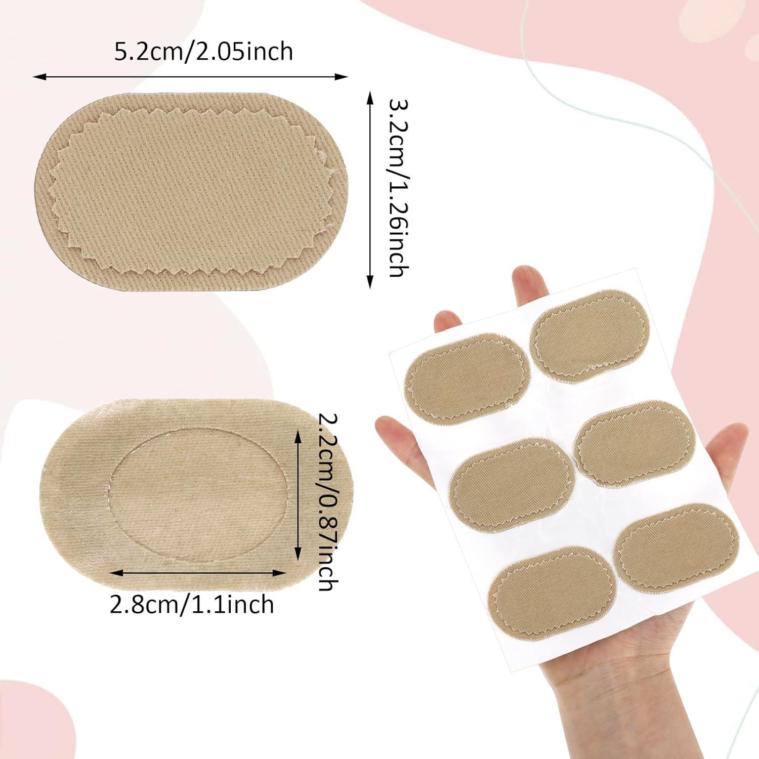 30 Almohadillas Protectores para Juanetes WY LIGHTING Albaricoque