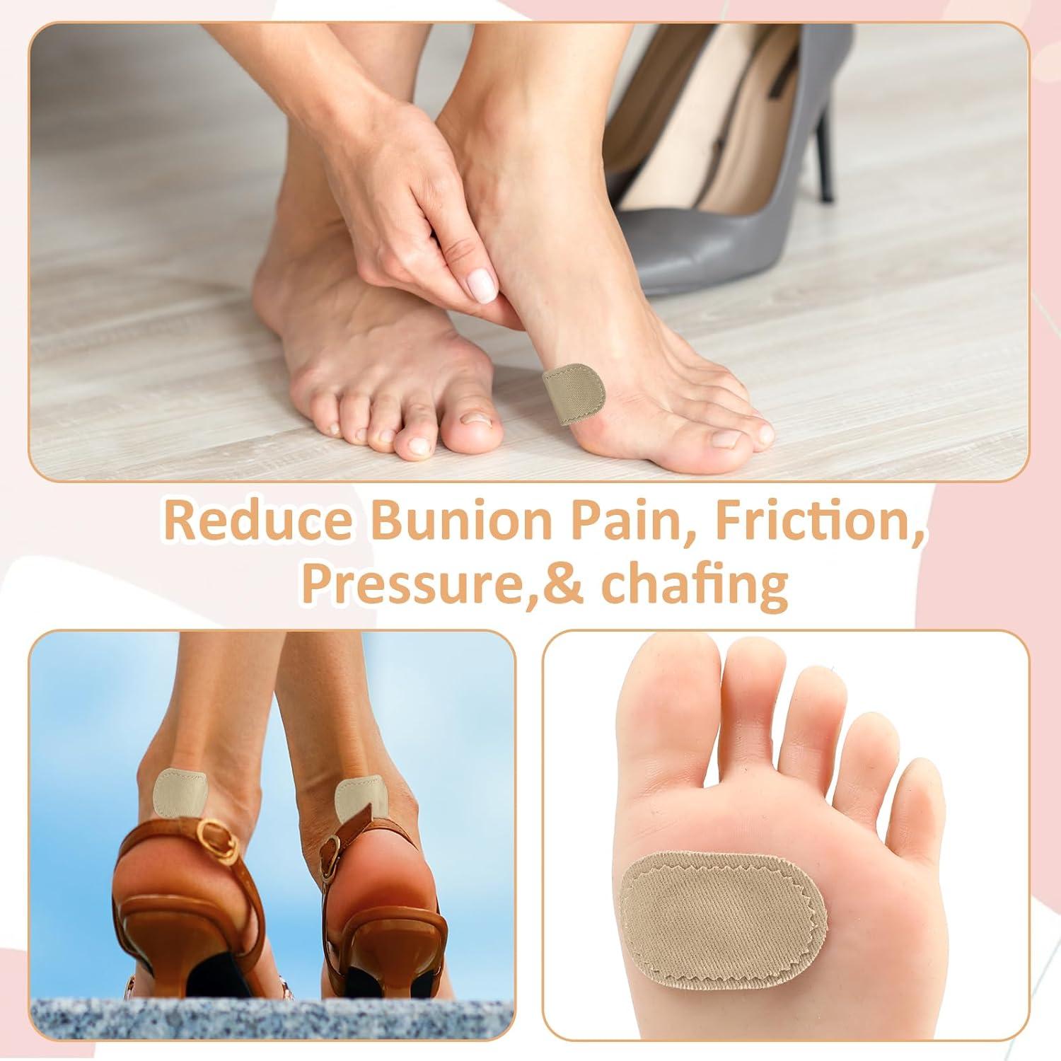 30 Almohadillas Protectores para Juanetes WY LIGHTING Albaricoque