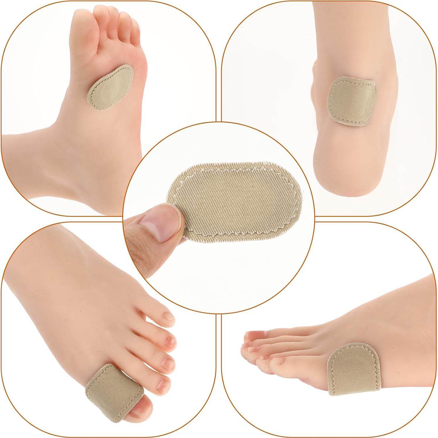 30 Almohadillas Protectores para Juanetes WY LIGHTING Albaricoque