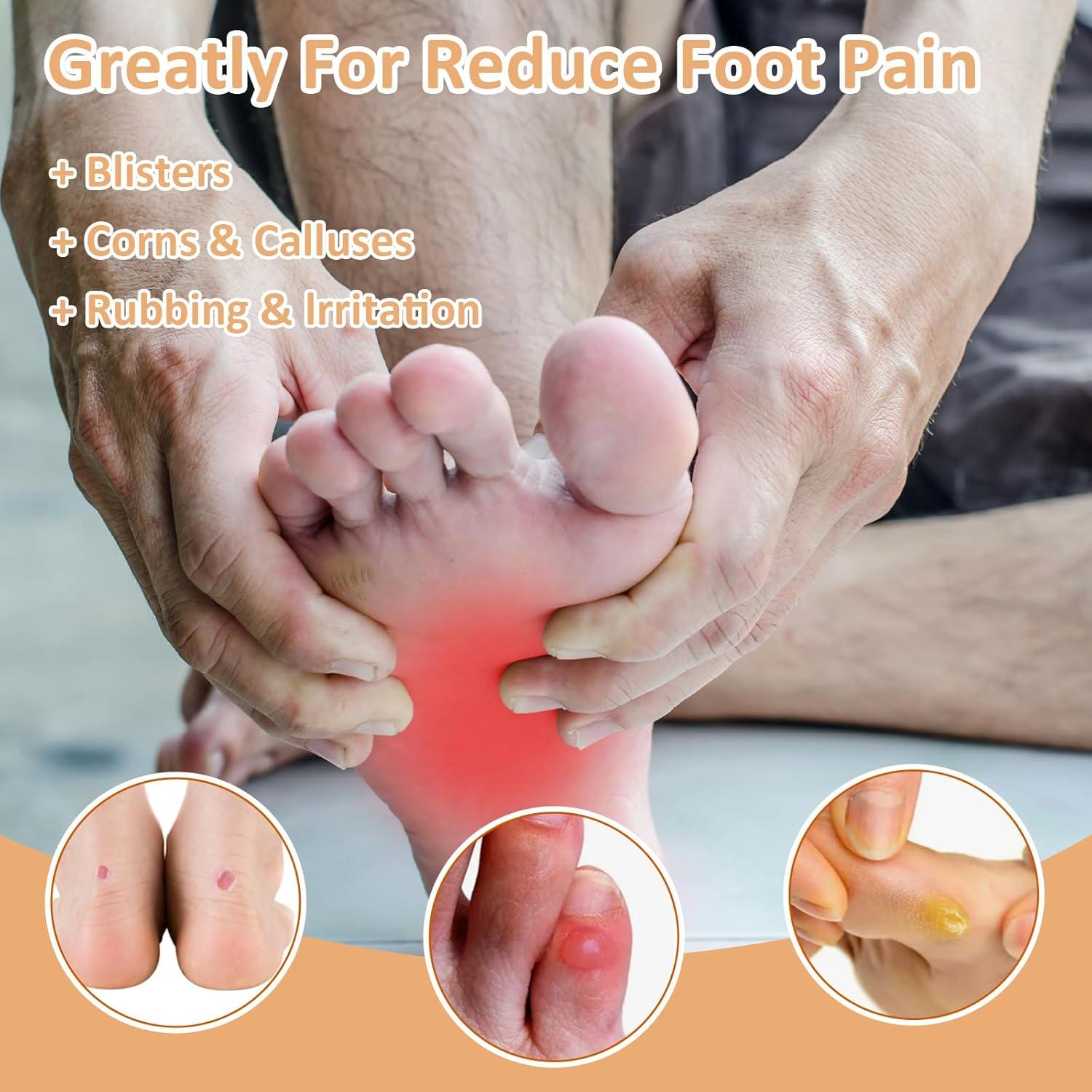 30 Almohadillas Protectores para Juanetes WY LIGHTING Albaricoque