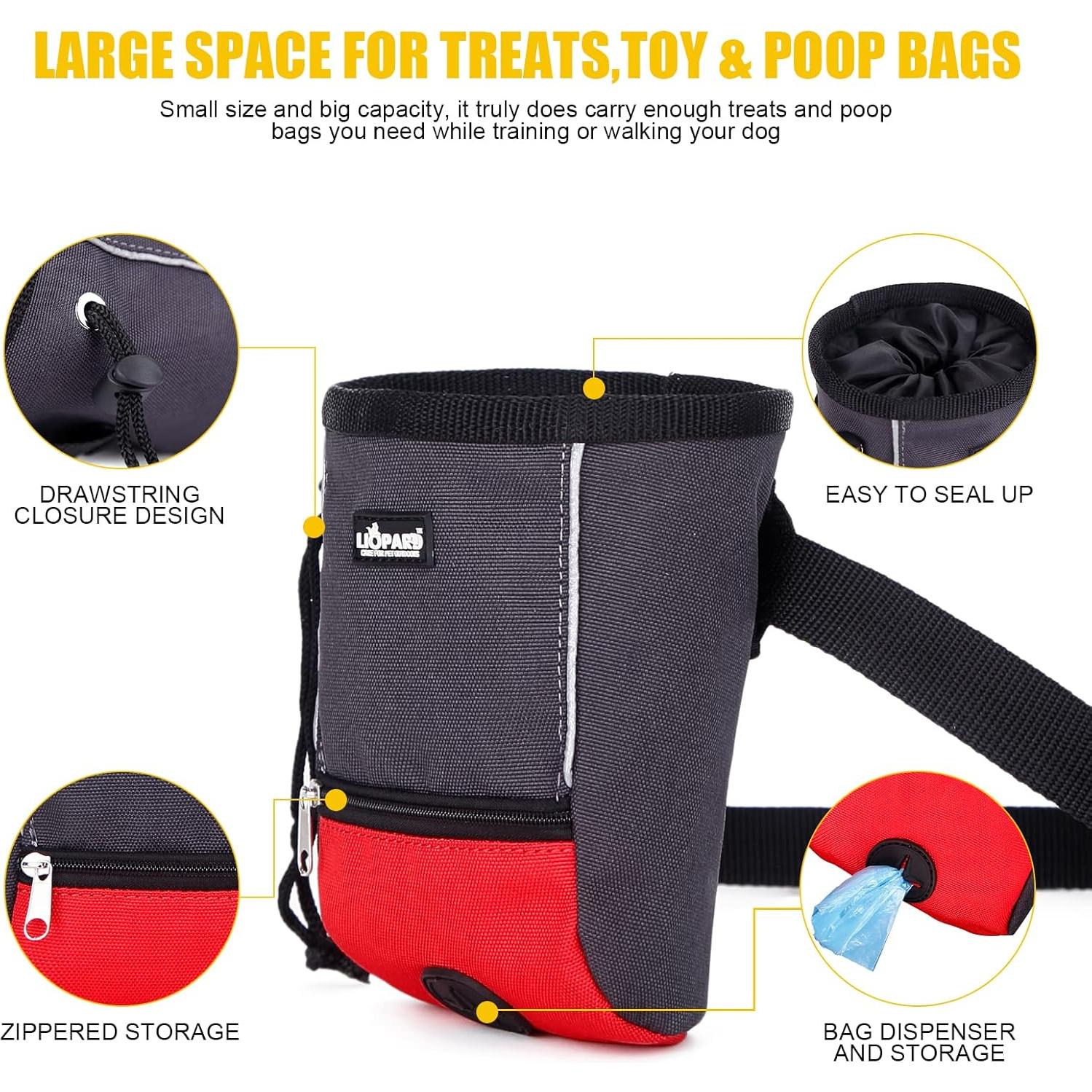 Bolsa de Entrenamiento para Golosinas LIOPARD Rojo 2 Tazas