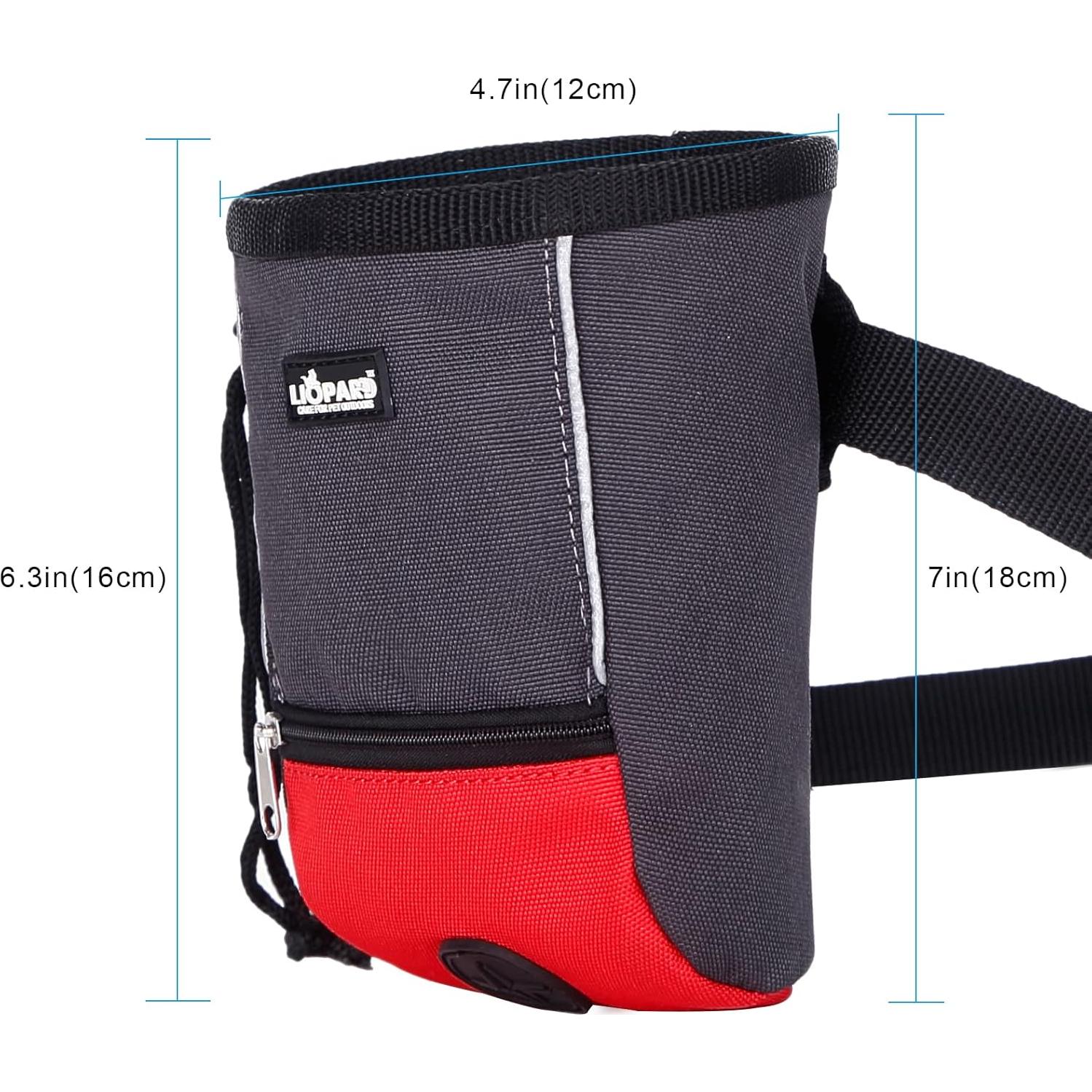 Bolsa de Entrenamiento para Golosinas LIOPARD Rojo 2 Tazas