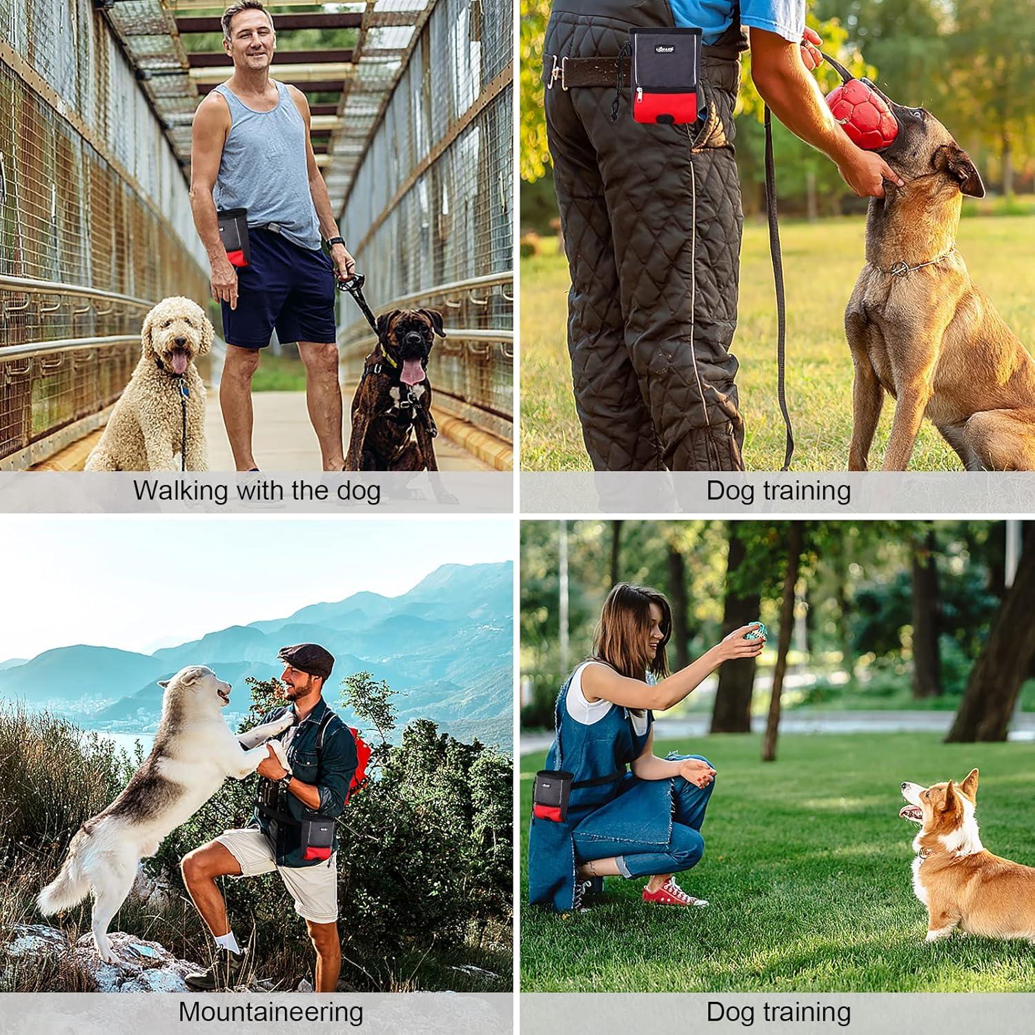 Bolsa de Entrenamiento para Golosinas LIOPARD Rojo 2 Tazas