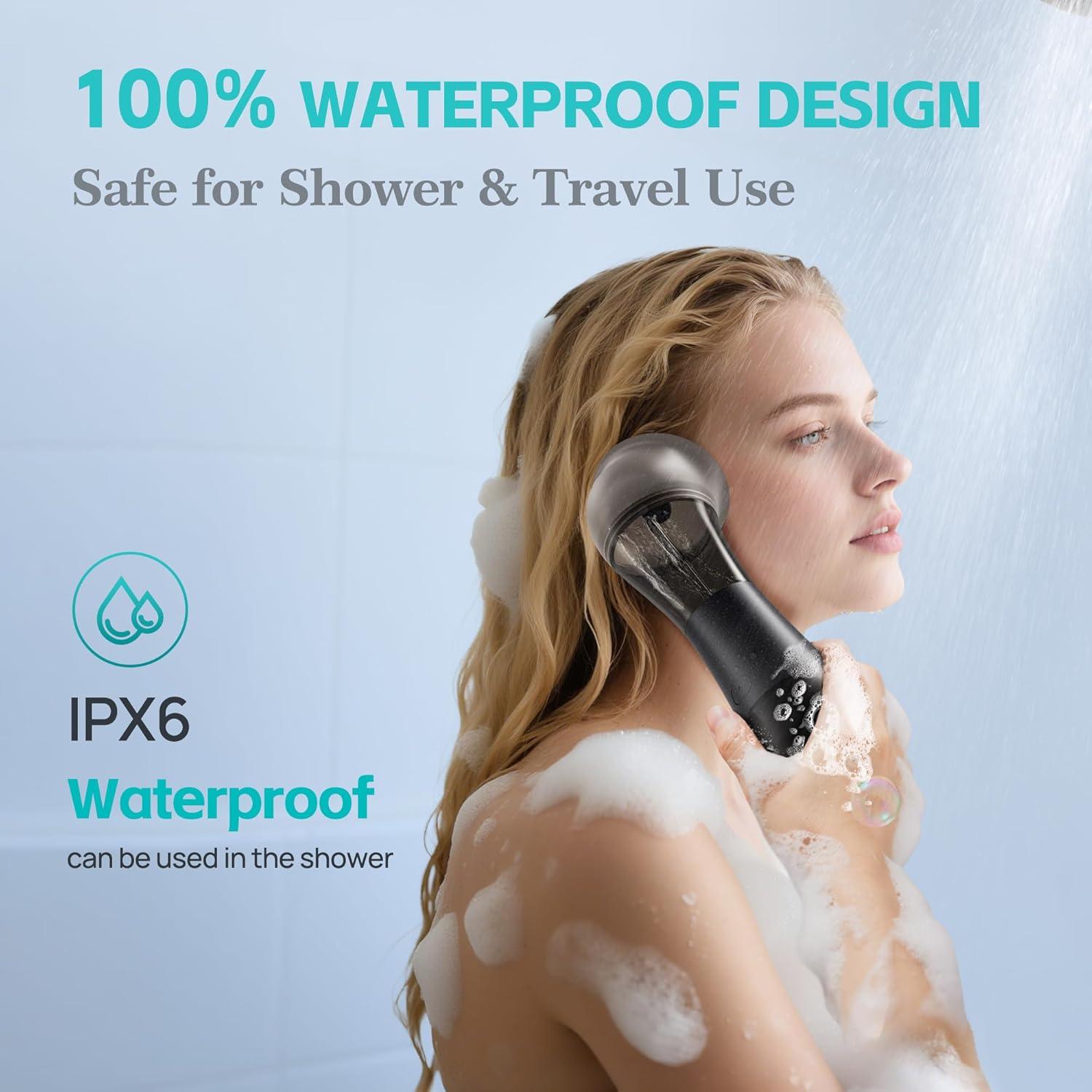 Limpiador de Oídos Eléctrico AMBIORA con 6 Boquillas y 4 Modos