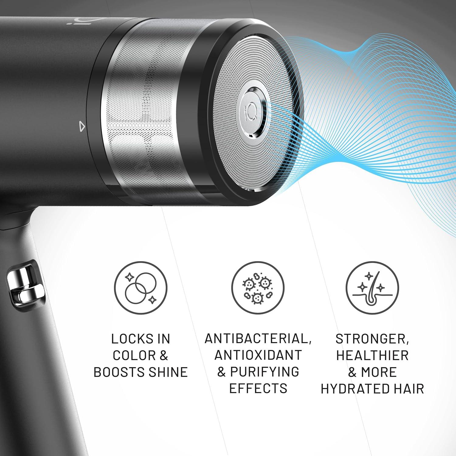 Secador de Pelo GA.MA iQ1 1600W Oxy Activa Negro