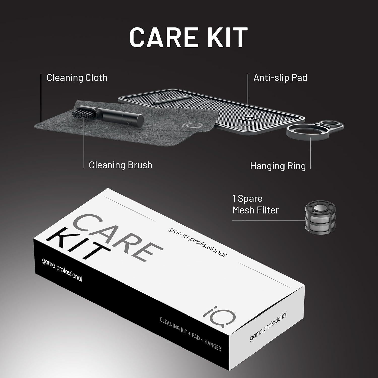 Secador de Pelo GA.MA iQ1 1600W Oxy Activa Negro