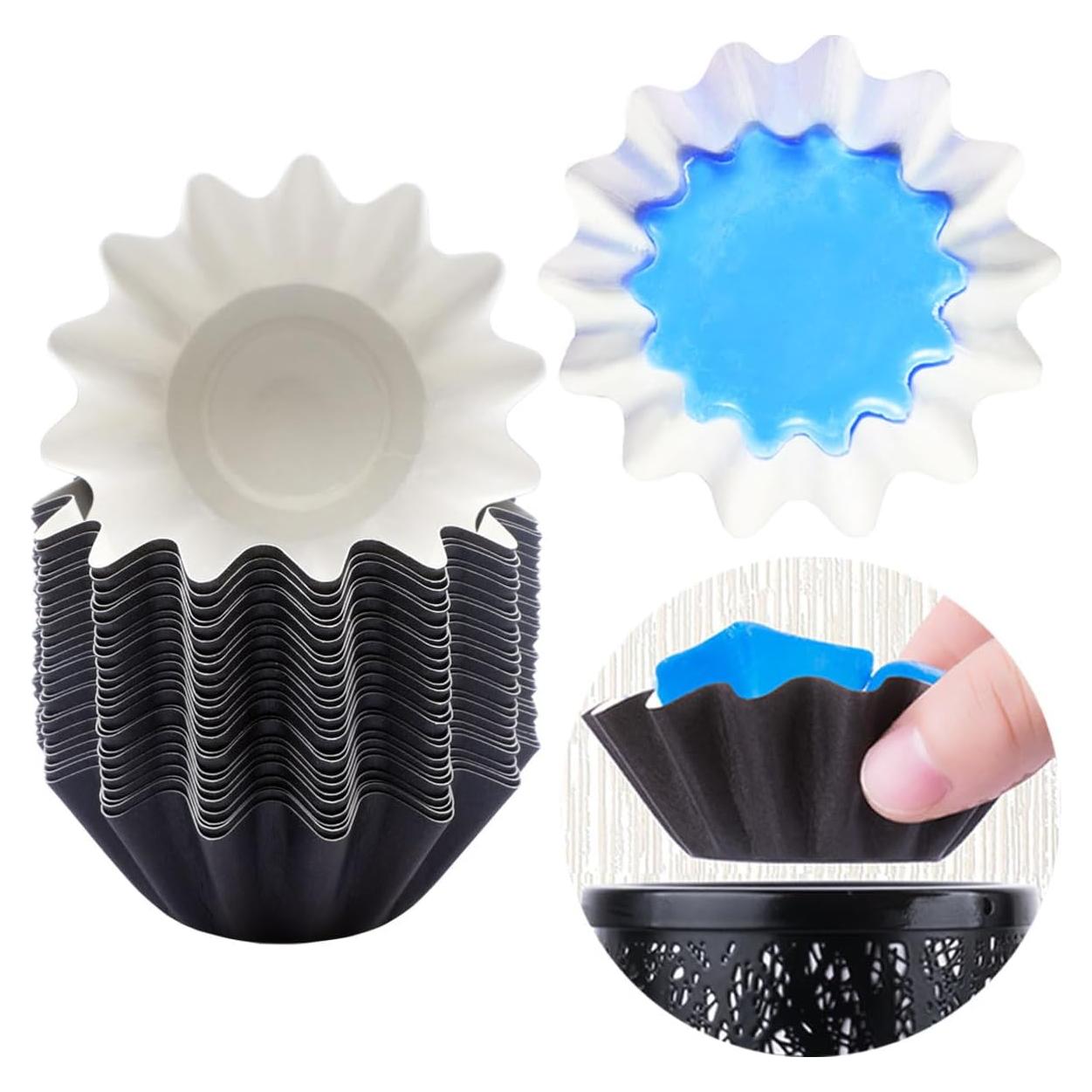 Forros Reutilizables a Prueba de Fugas FANDOL 25pcs Negro