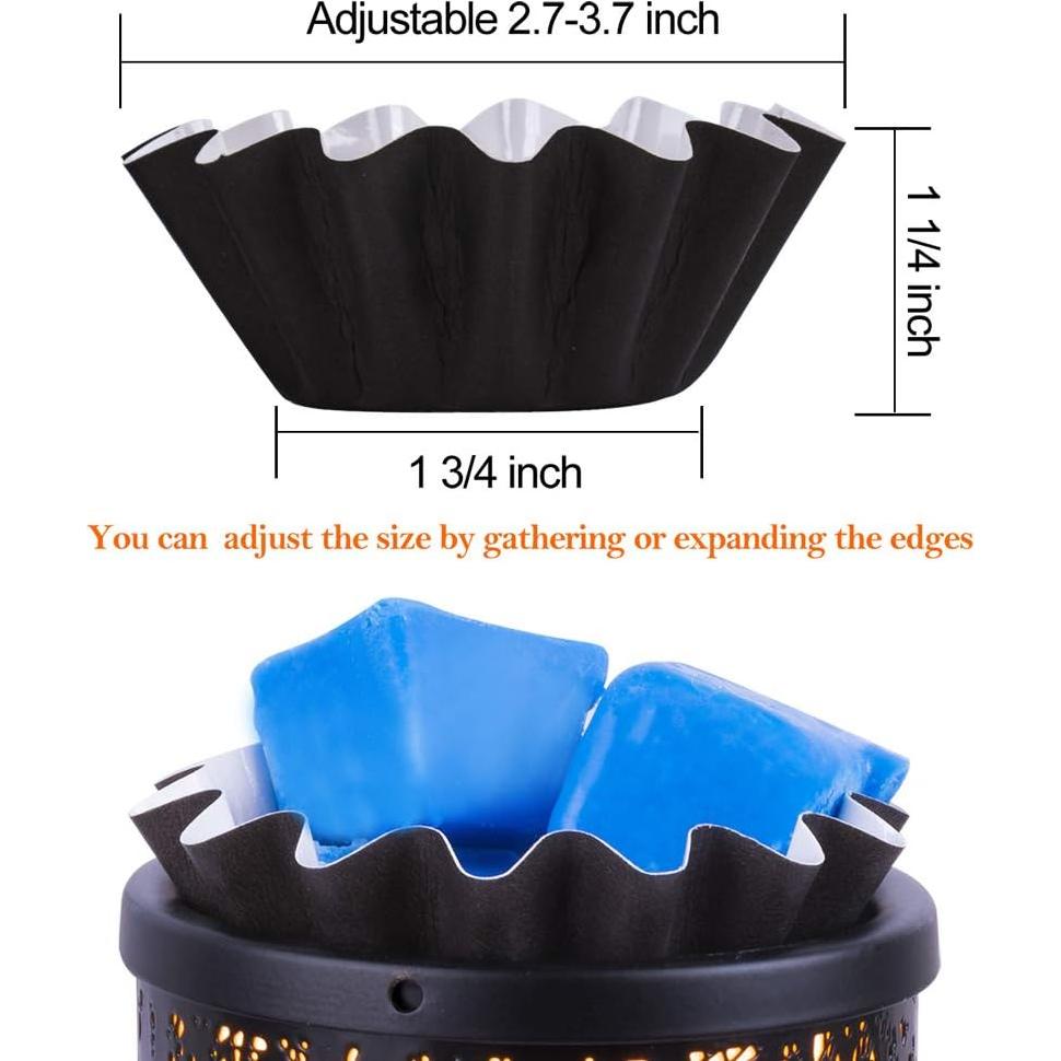 Forros Reutilizables a Prueba de Fugas FANDOL 25pcs Negro